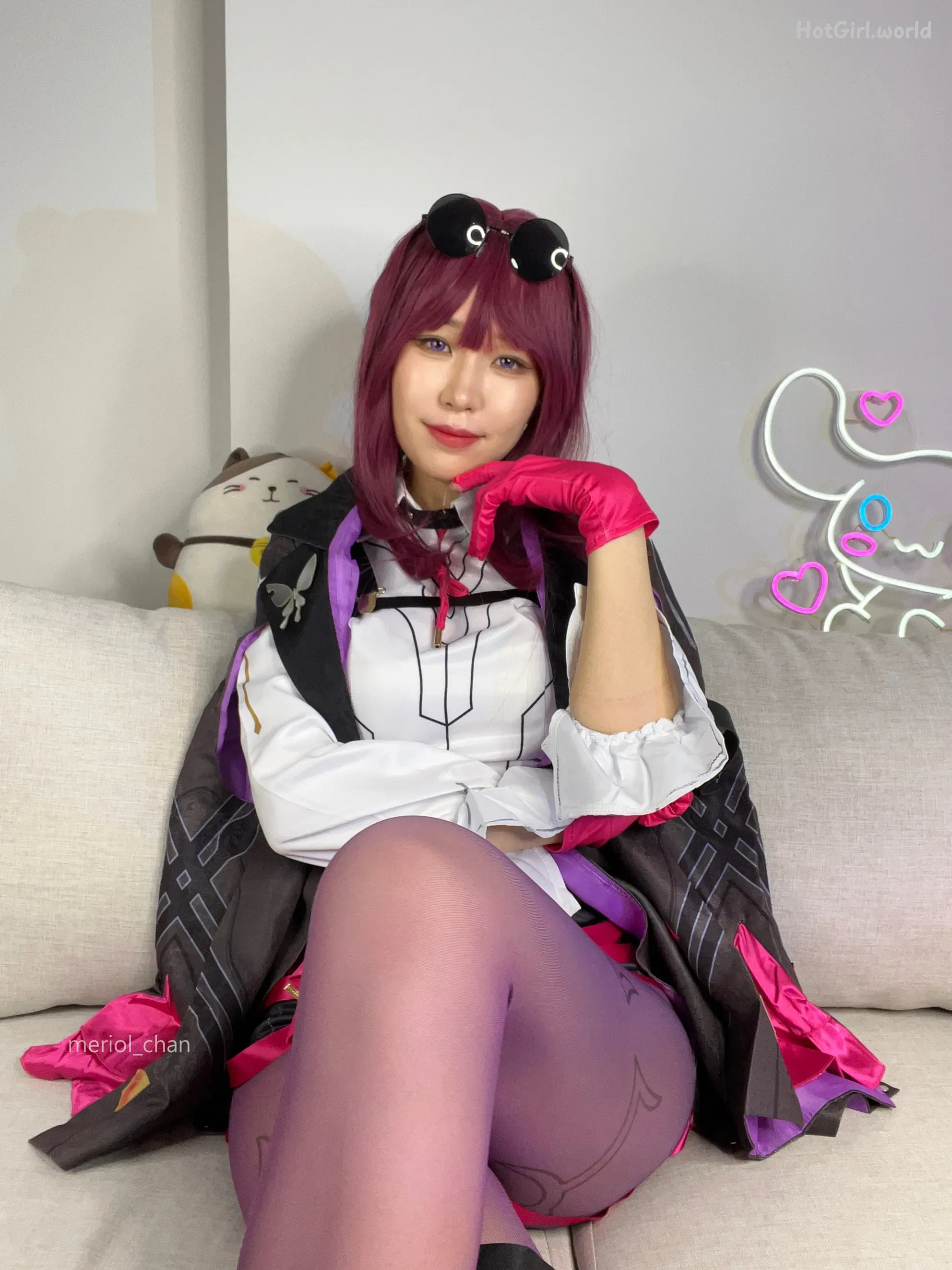 Coser@Meriol Chan - Honkai Star Rail - Kafka(24 photos + 10 uncensored photos ) 第12张图