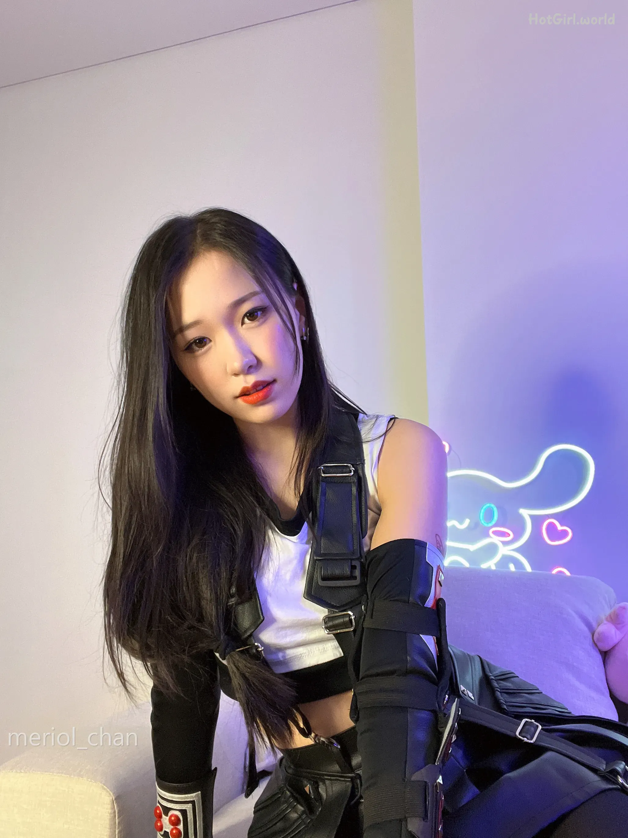 Coser@Meriol Chan - Tifa Cosplay(66 photos + 13 uncensored photos) 第12张图