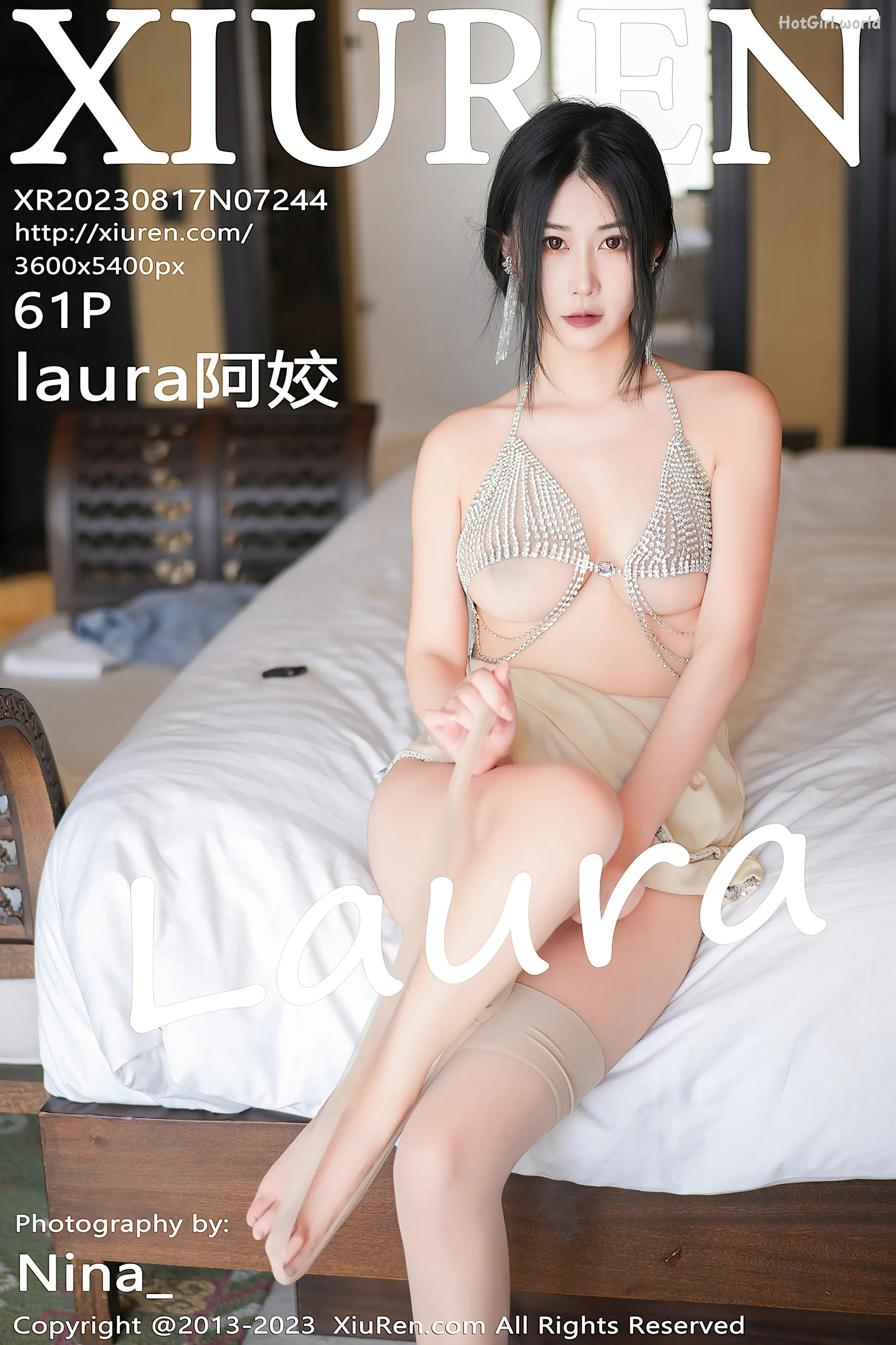 XiuRen秀人网 No.7244 laura阿姣 A Jiao 第1张图
