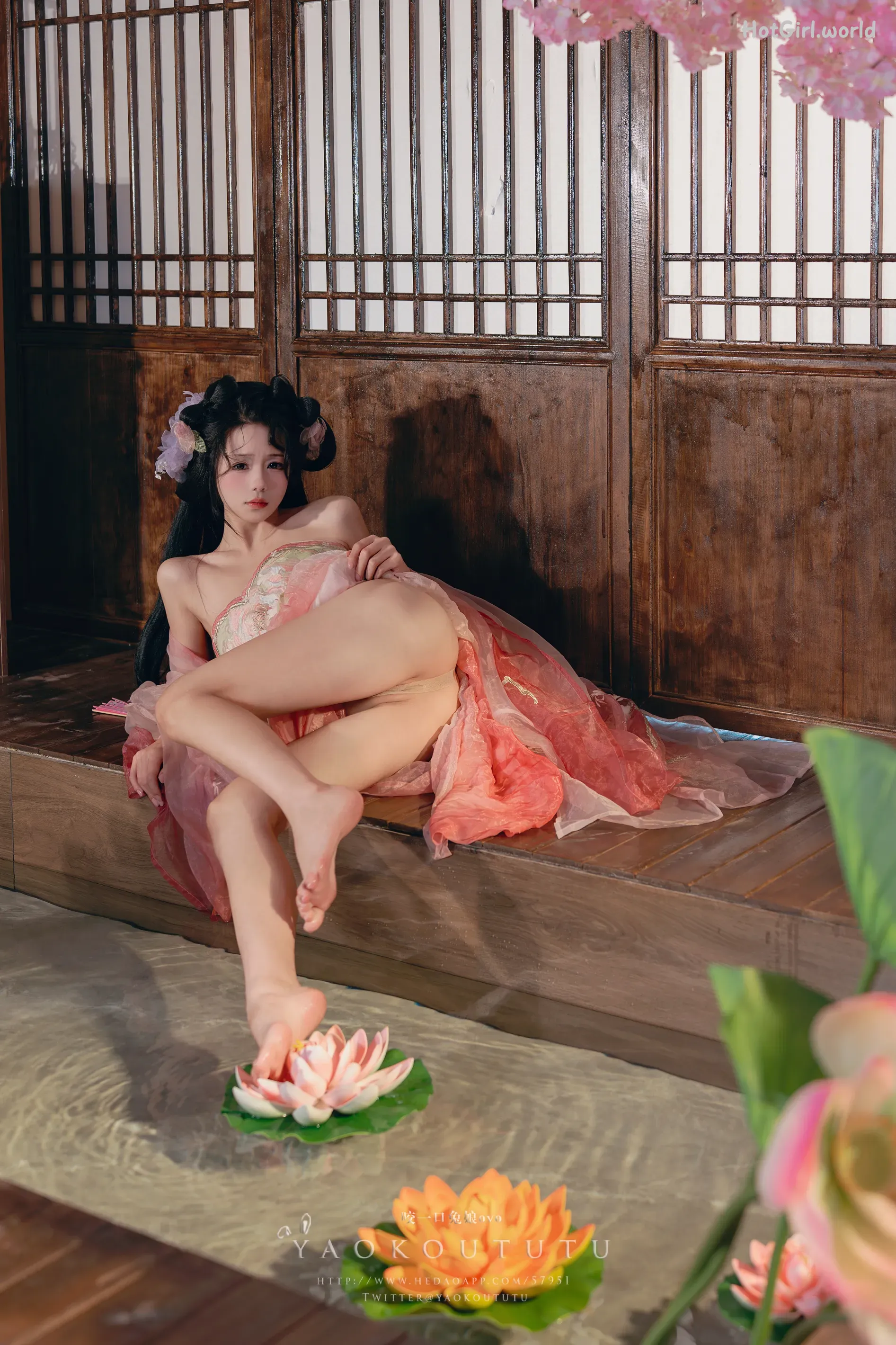 Coser@黏黏团子兔 - 八月订阅『醉倒荷塘边』& 游园惊梦 第11张图