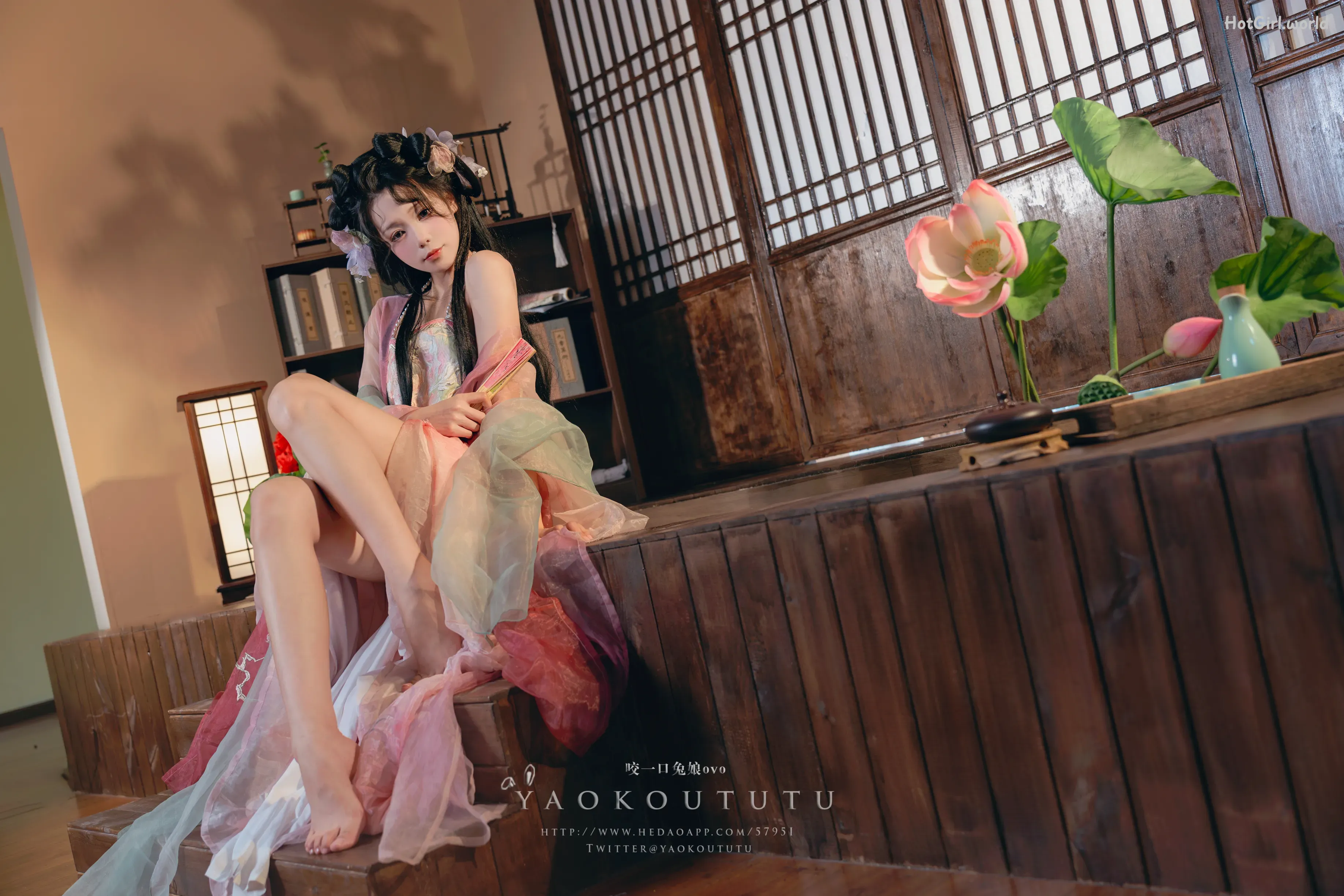 Coser@黏黏团子兔 - 八月订阅『醉倒荷塘边』& 游园惊梦 第12张图