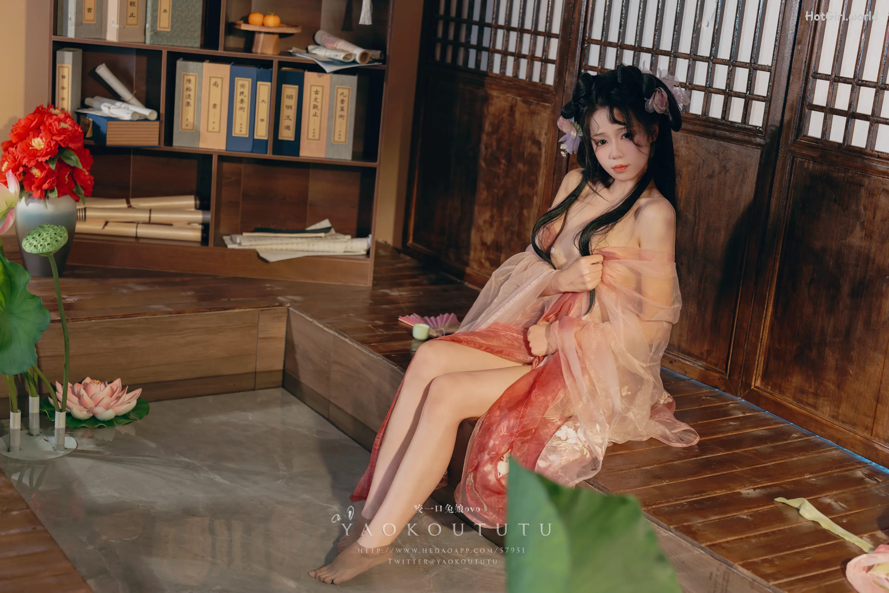 Coser@黏黏团子兔 - 八月订阅『醉倒荷塘边』& 游园惊梦 第21张图