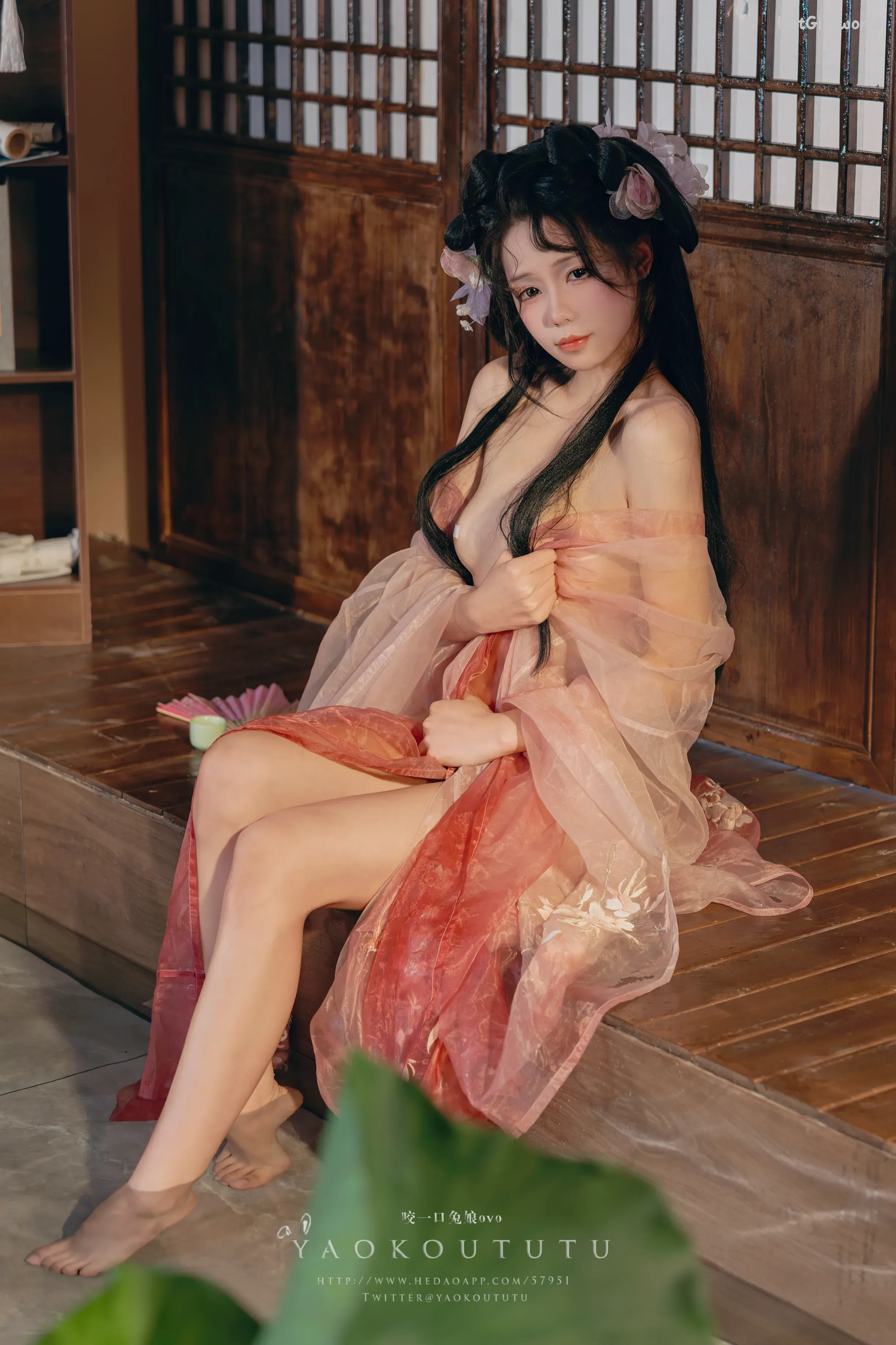 Coser@黏黏团子兔 - 八月订阅『醉倒荷塘边』& 游园惊梦 第22张图