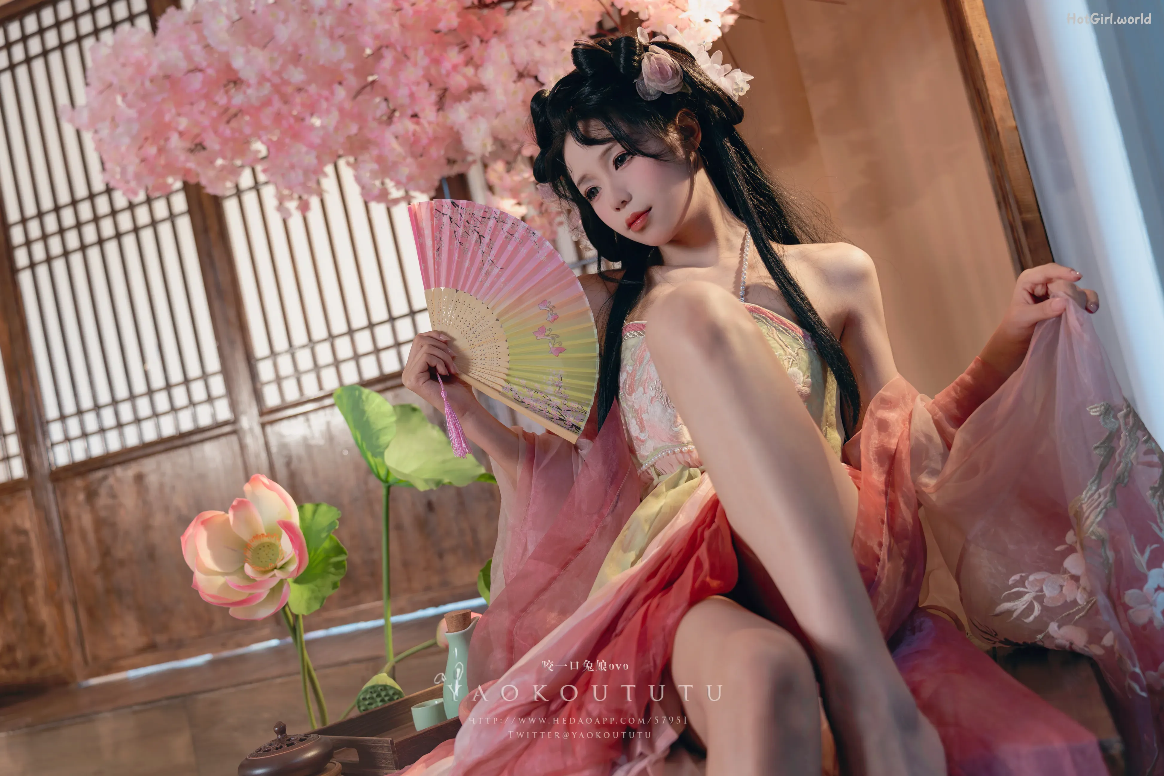 Coser@黏黏团子兔 - 八月订阅『醉倒荷塘边』& 游园惊梦 第34张图