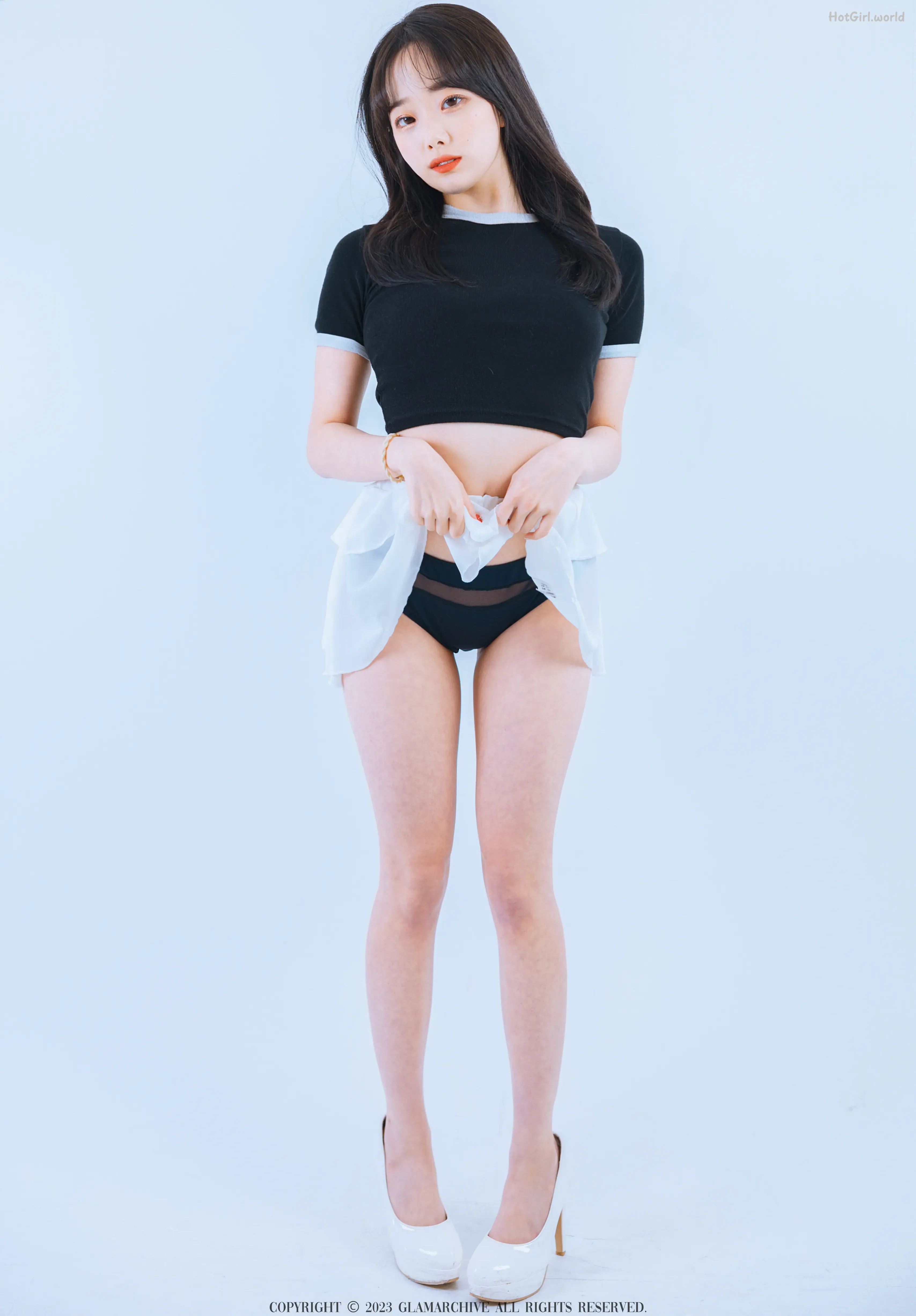 [Glamarchive] BAEK SUL TANG - No.6 Croptop & Skirt(31 photos + 20 uncensored photos) 第17张图