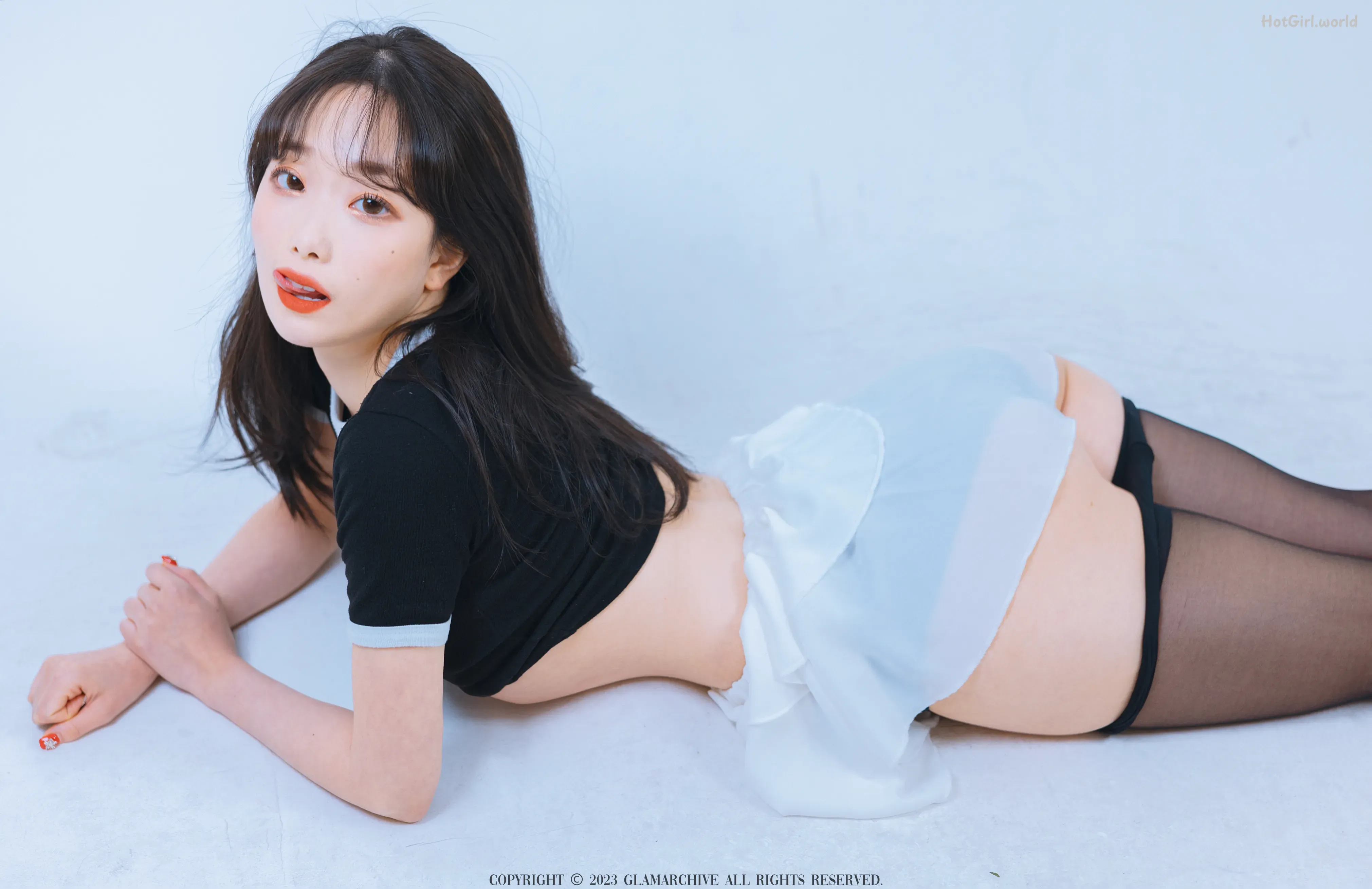 [Glamarchive] BAEK SUL TANG - No.6 Croptop & Skirt(31 photos + 20 uncensored photos) 第24张图