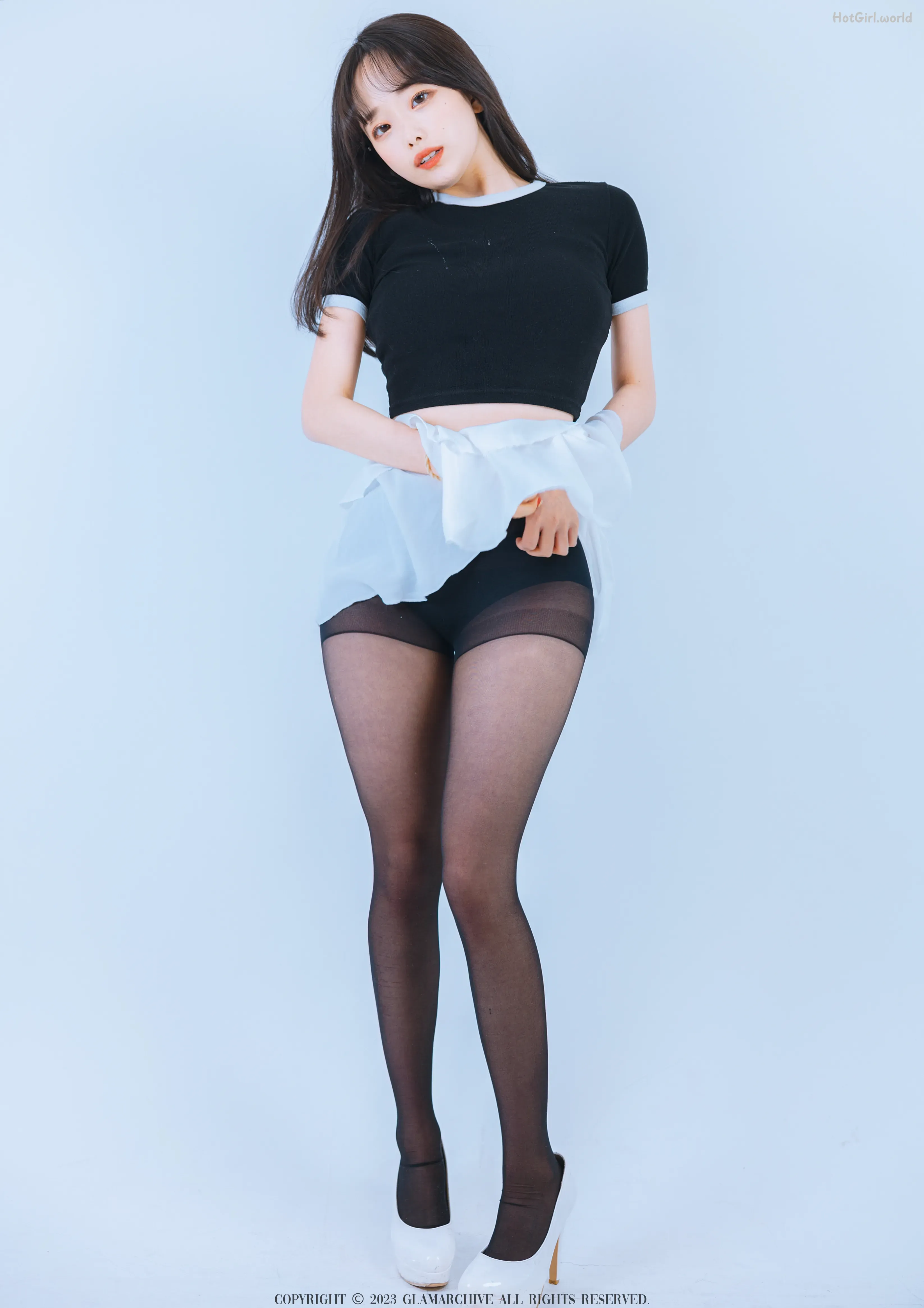 [Glamarchive] BAEK SUL TANG - No.6 Croptop & Skirt(31 photos + 20 uncensored photos) 第42张图