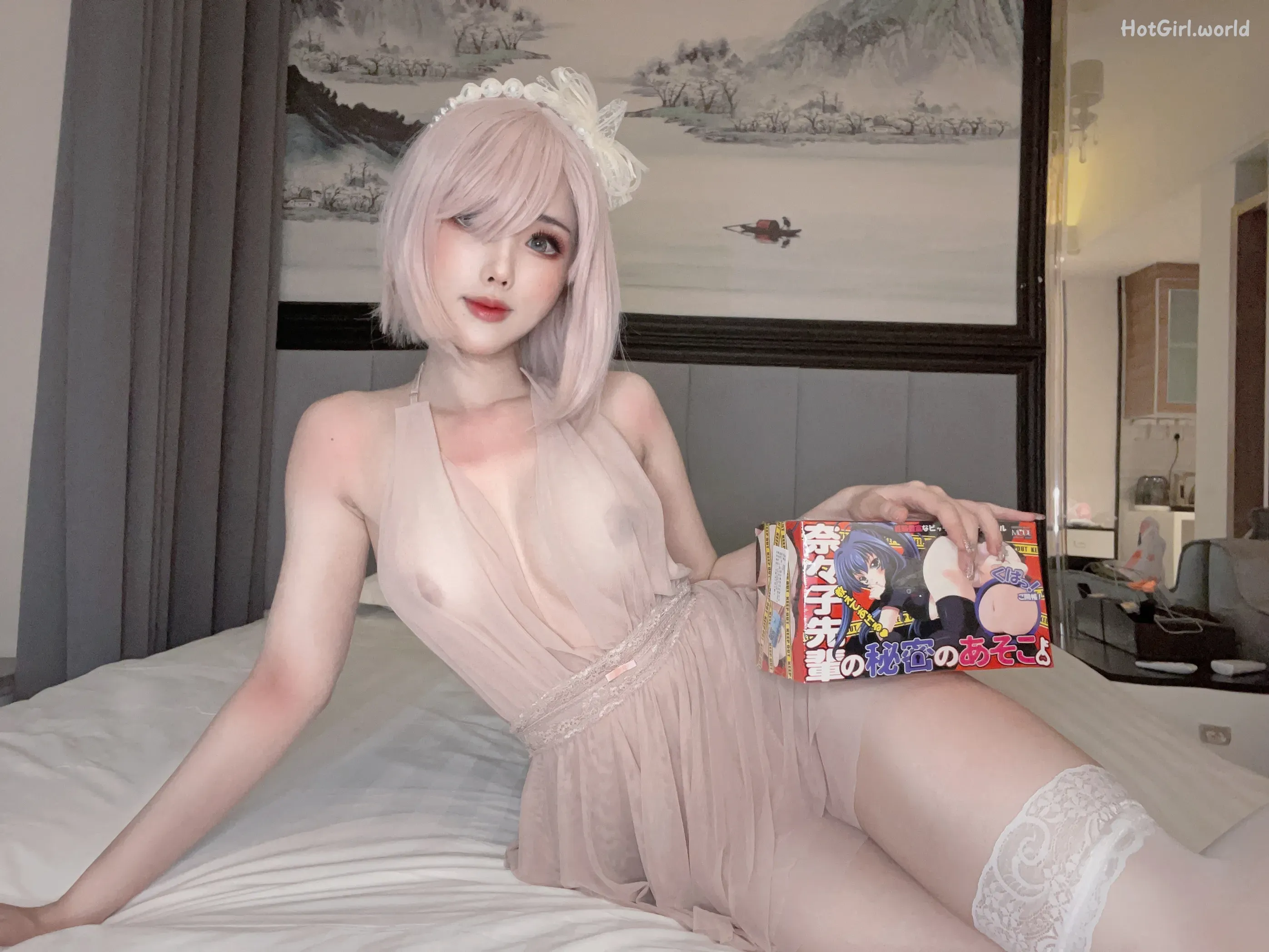 Coser@钛合金TiTi - 粉色睡衣 第21张图