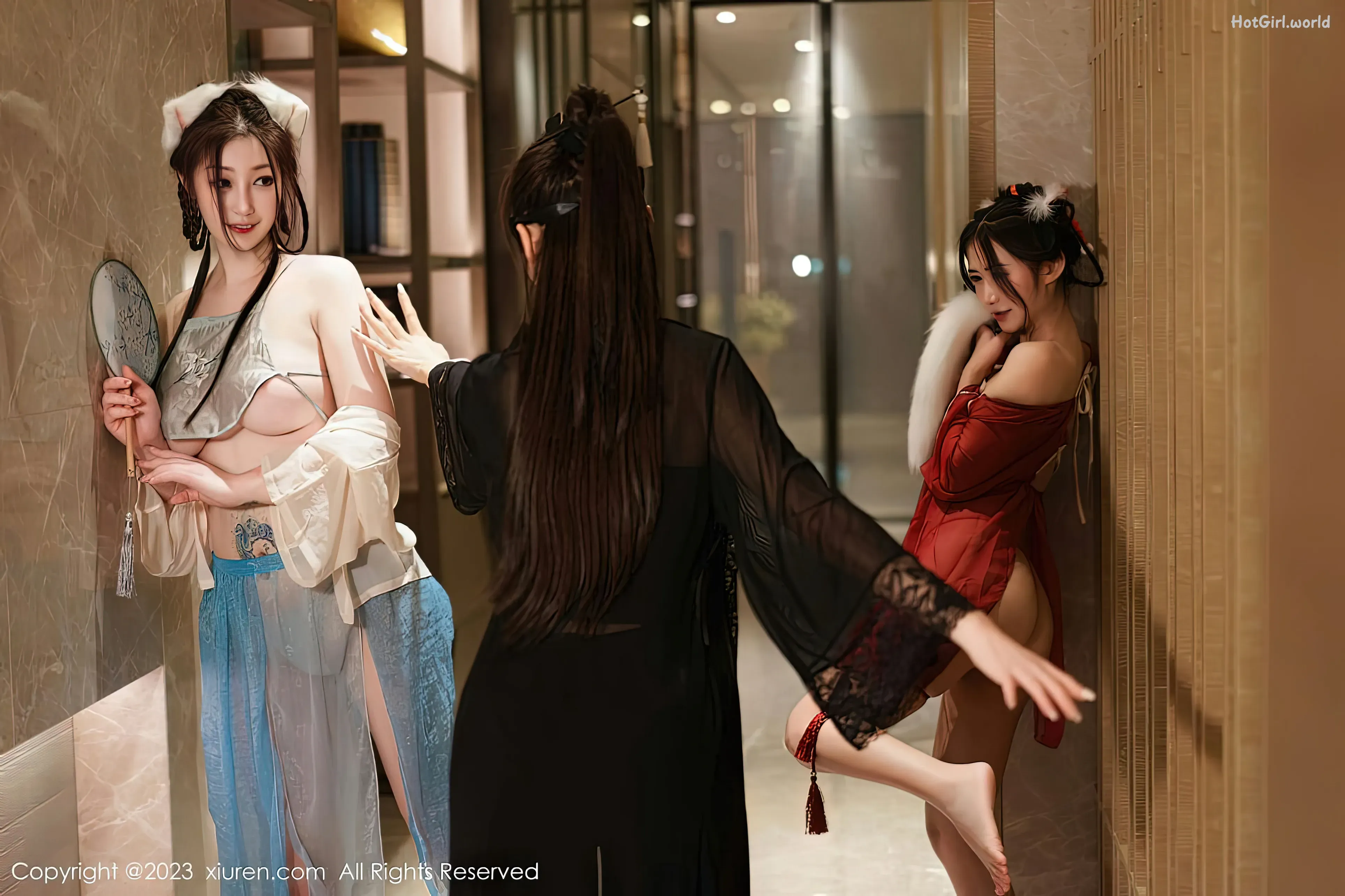 XIUREN秀人网 No.6170 Daji_Toxic (妲己_Toxic) & laura阿姣 A Jiao 第13张图