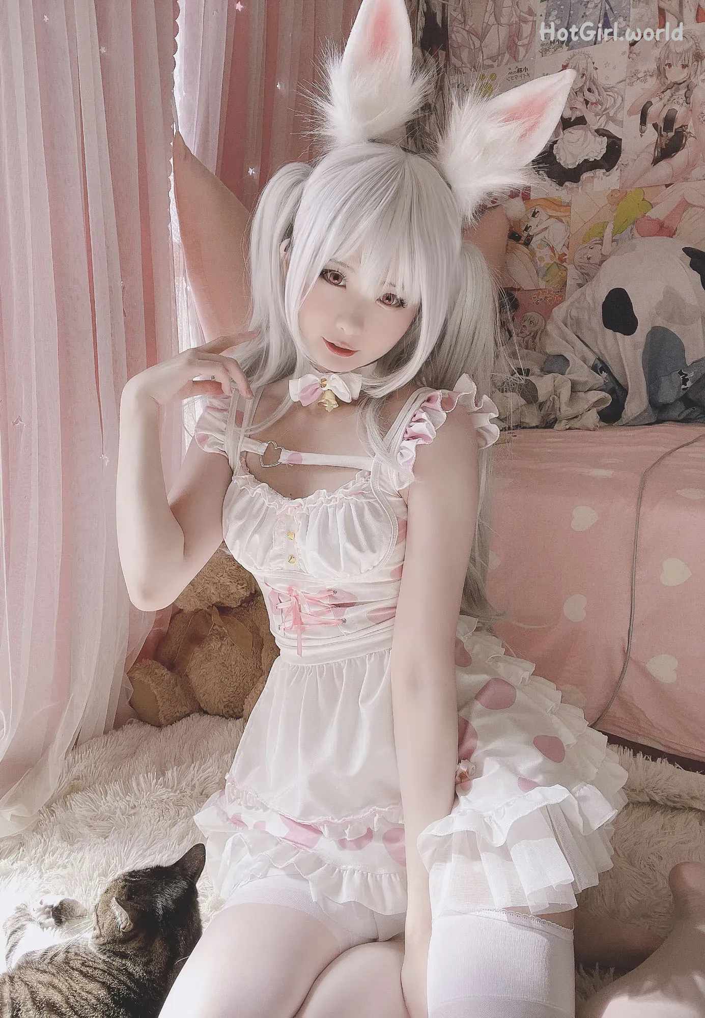 Coser@习呆呆 - 工口兔口塞跳蛋 第5张图