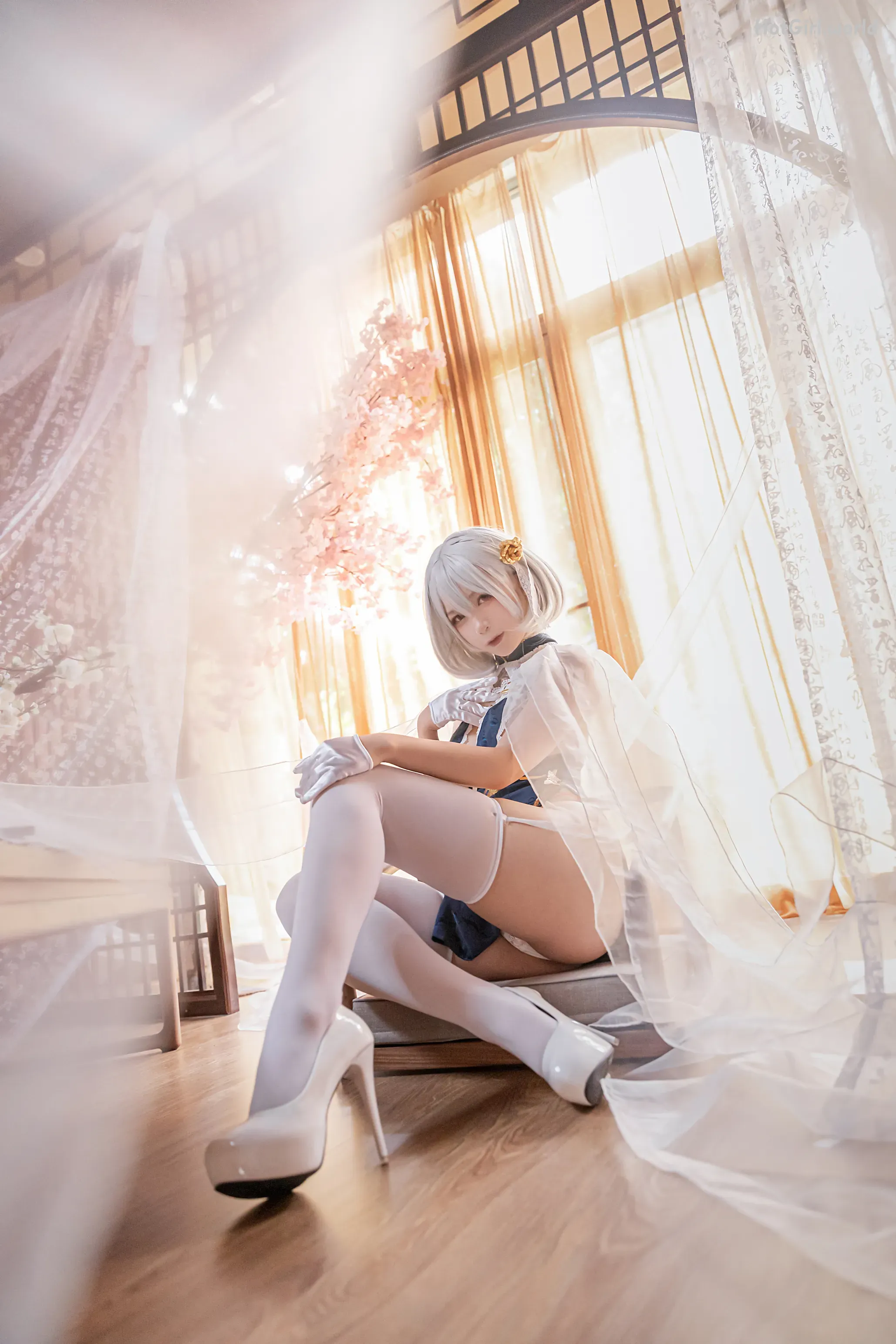 Coser-樱落酱w-旗袍天狼星 第3张图
