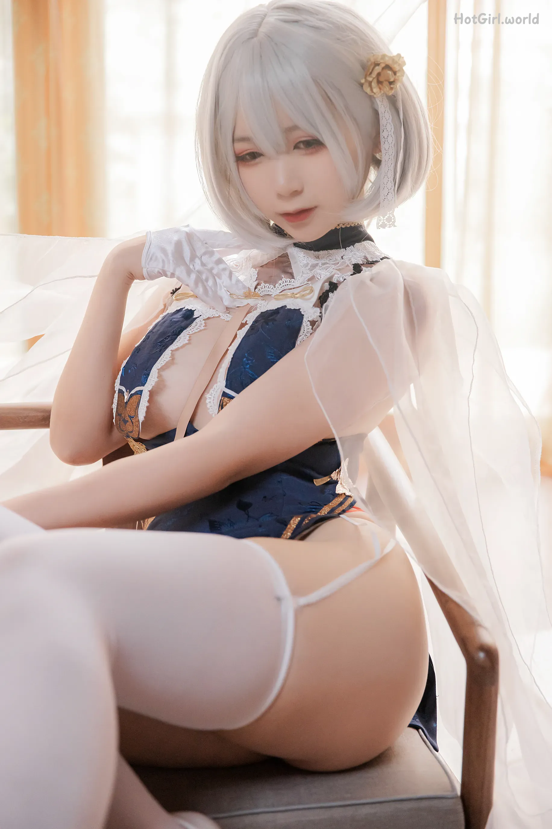 Coser-樱落酱w-旗袍天狼星 第4张图