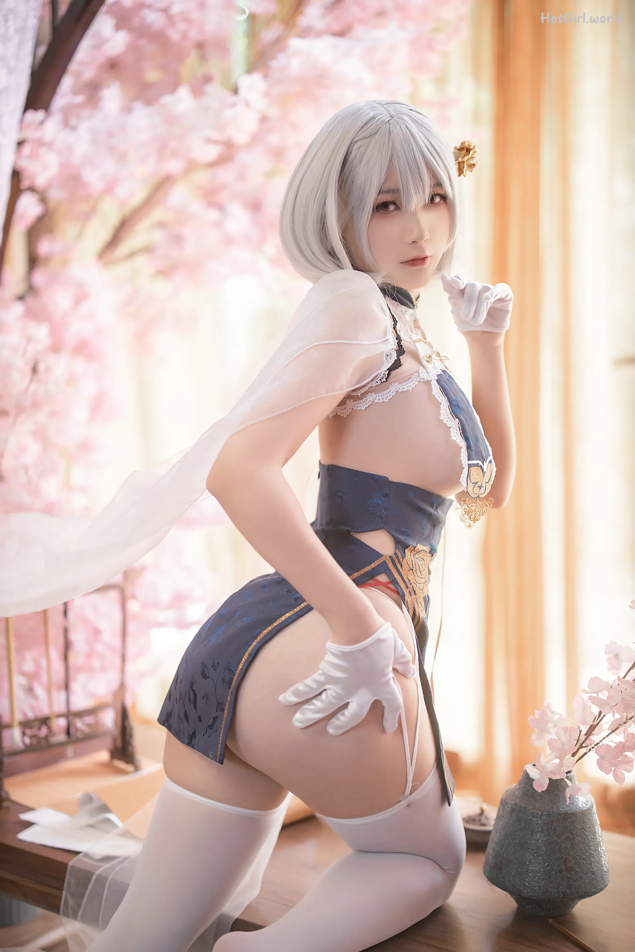 Coser-樱落酱w-旗袍天狼星 第10张图