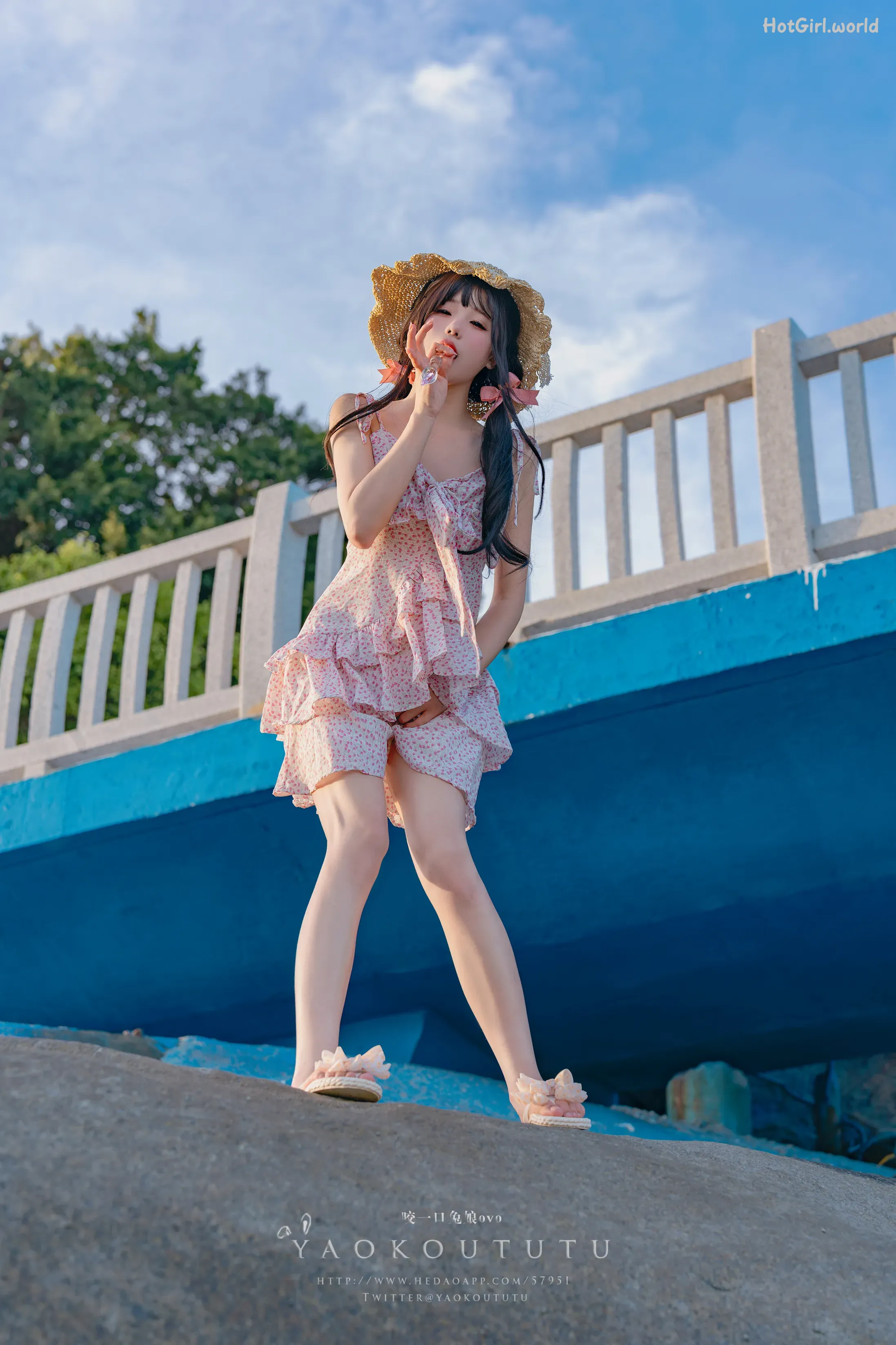 Coser-黏黏团子兔-邻家小妹&日不落 第44张图