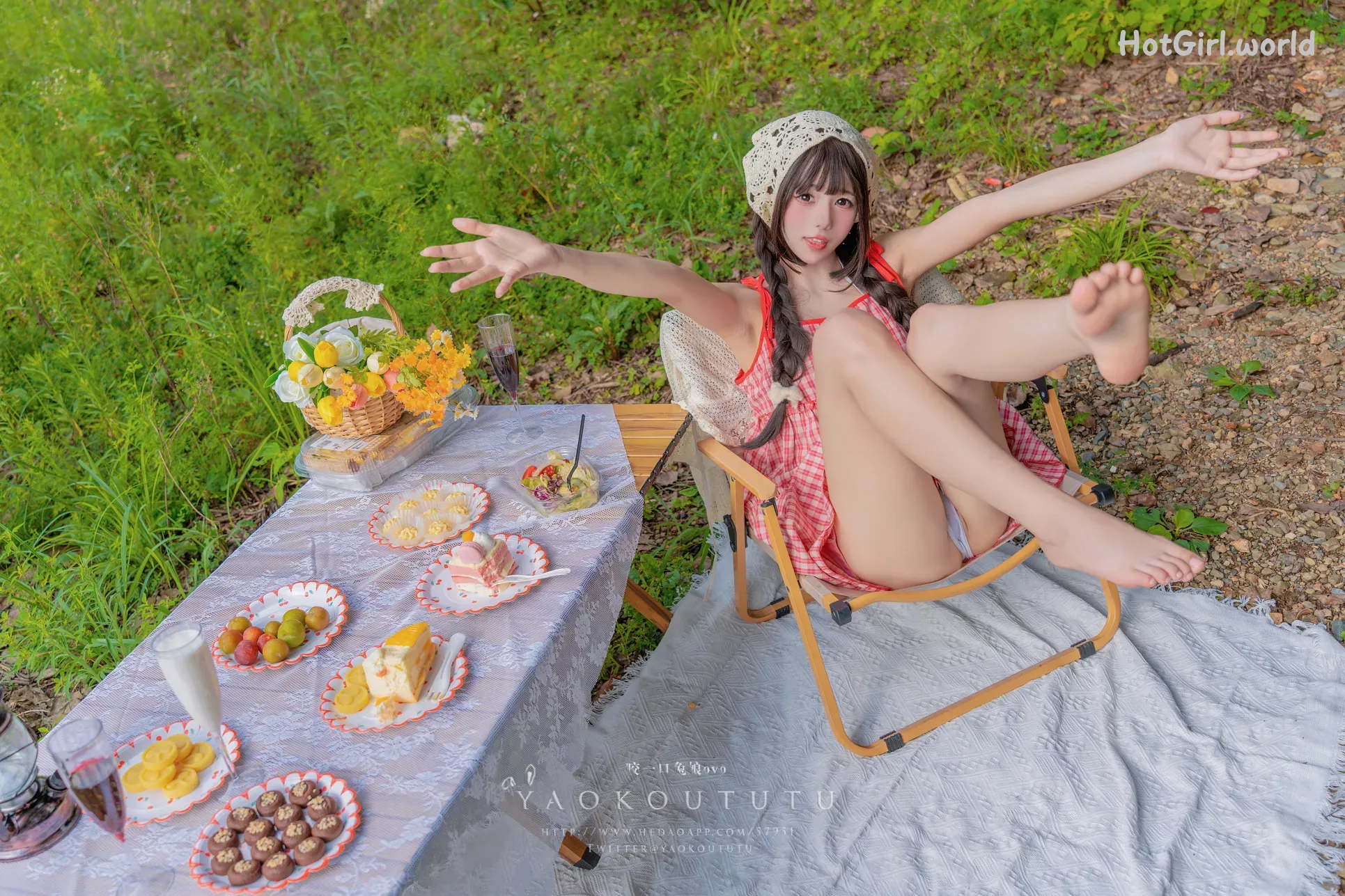 Coser-黏黏团子兔-绿野茶会 Lovesick Girls 第16张图