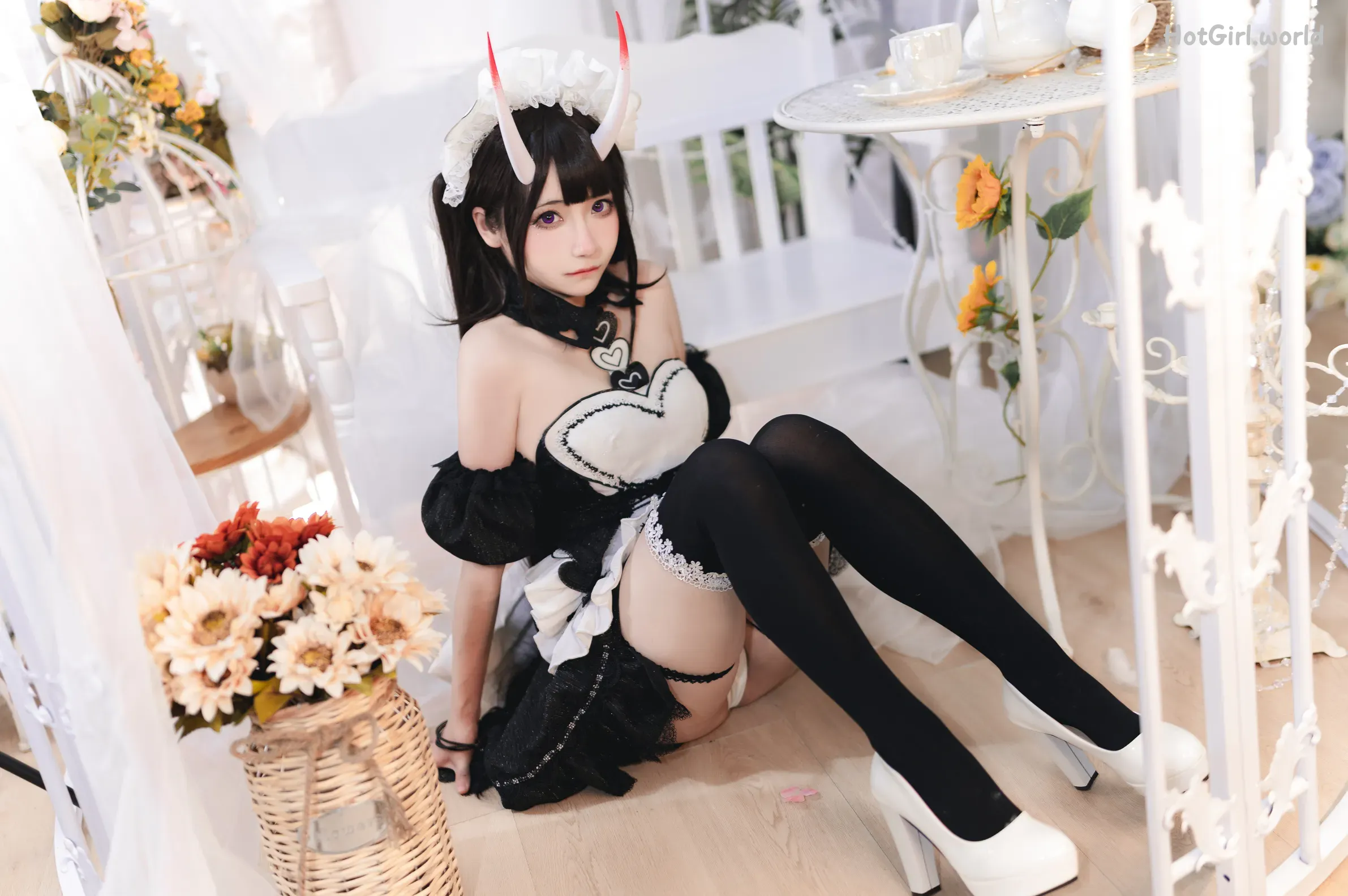 Coser-是三不是世w-No.025 碧蓝航线能代女仆 第5张图