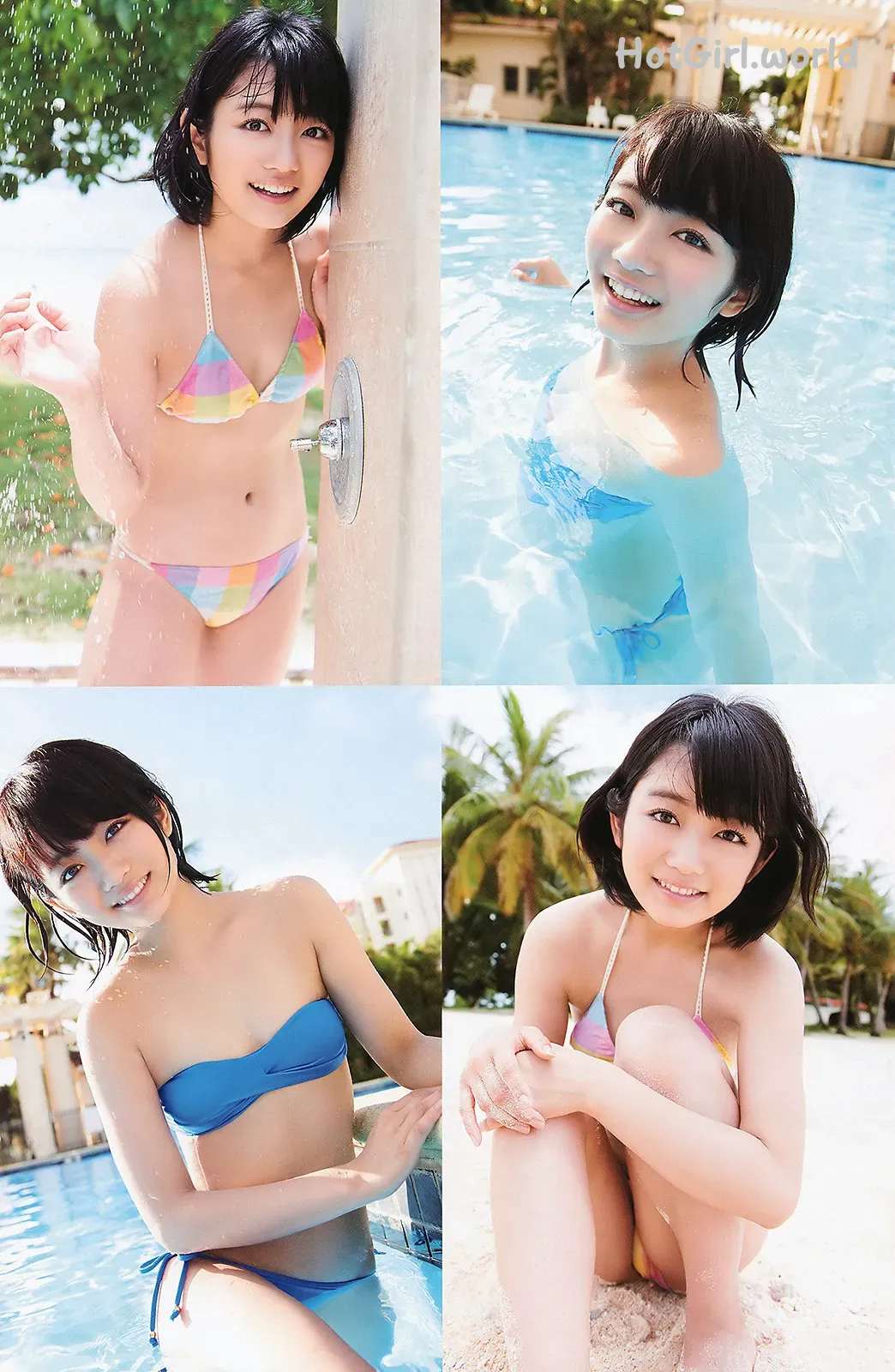 Young Animal Arashi-No.08-Yuuri Morishita-森下悠里-Suzuka Morita-森田涼花-Nana Nanaumi-七海なな-Kokomi Naruse-成瀬心美 第14张图