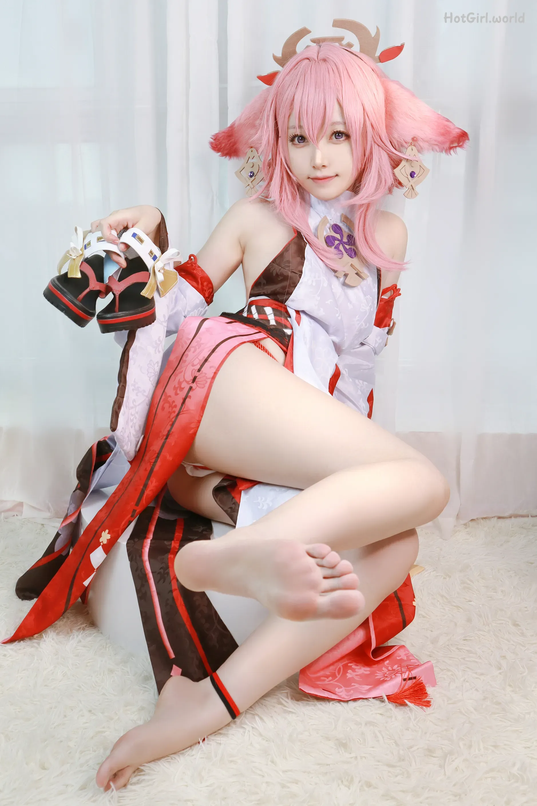 Coser-Asagiriai-愛ちゃん-原神 八重神子 第7张图