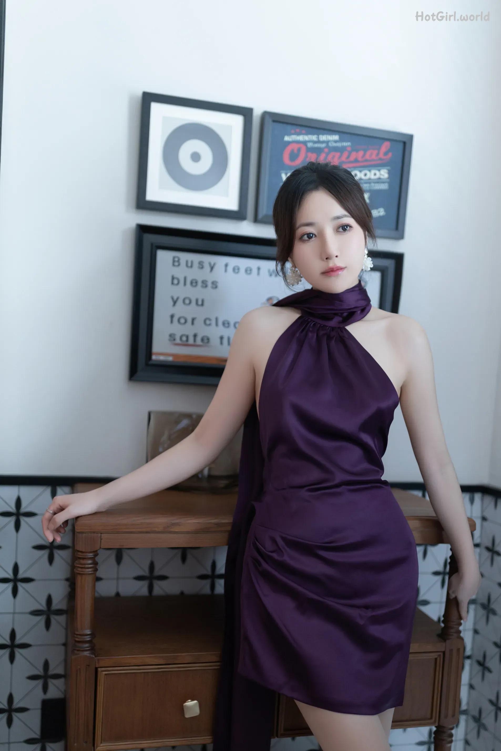 Yu Zi Jiang-Fish-鱼子酱-Fish Vol.068 内购无水印 紫色写真 第3张图
