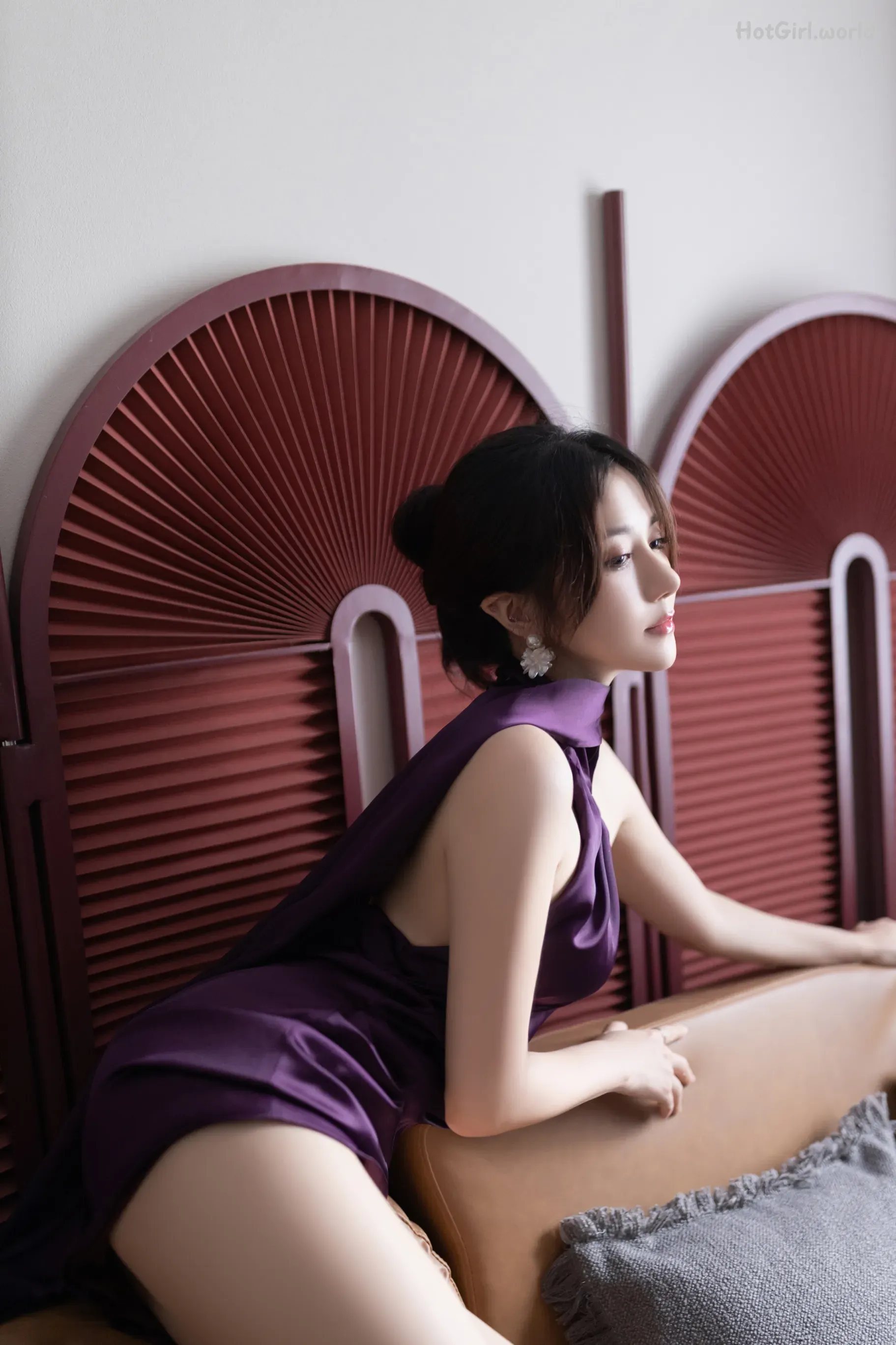 Yu Zi Jiang-Fish-鱼子酱-Fish Vol.068 内购无水印 紫色写真 第29张图