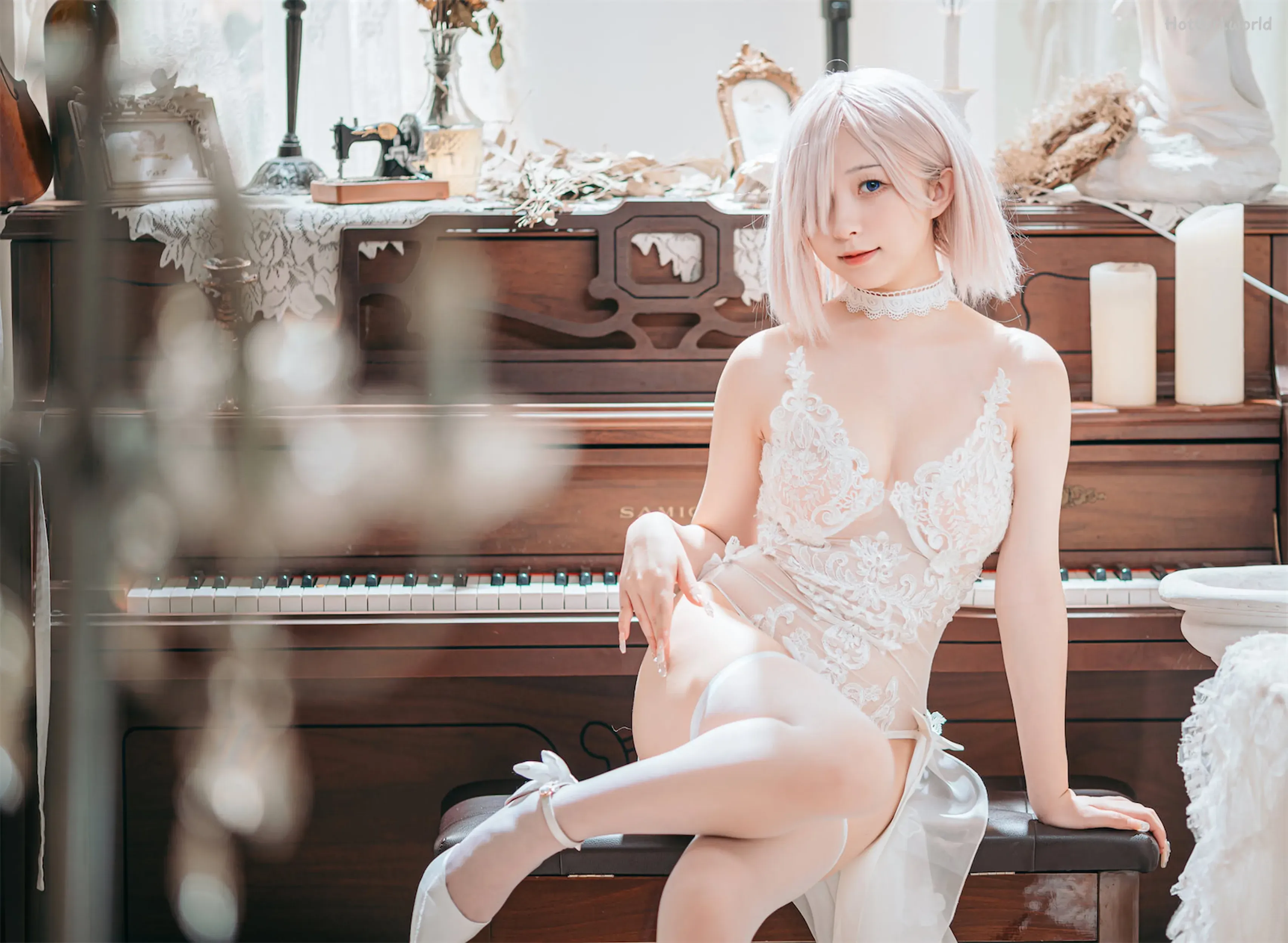 Coser-花铃-玛修婚纱 第41张图