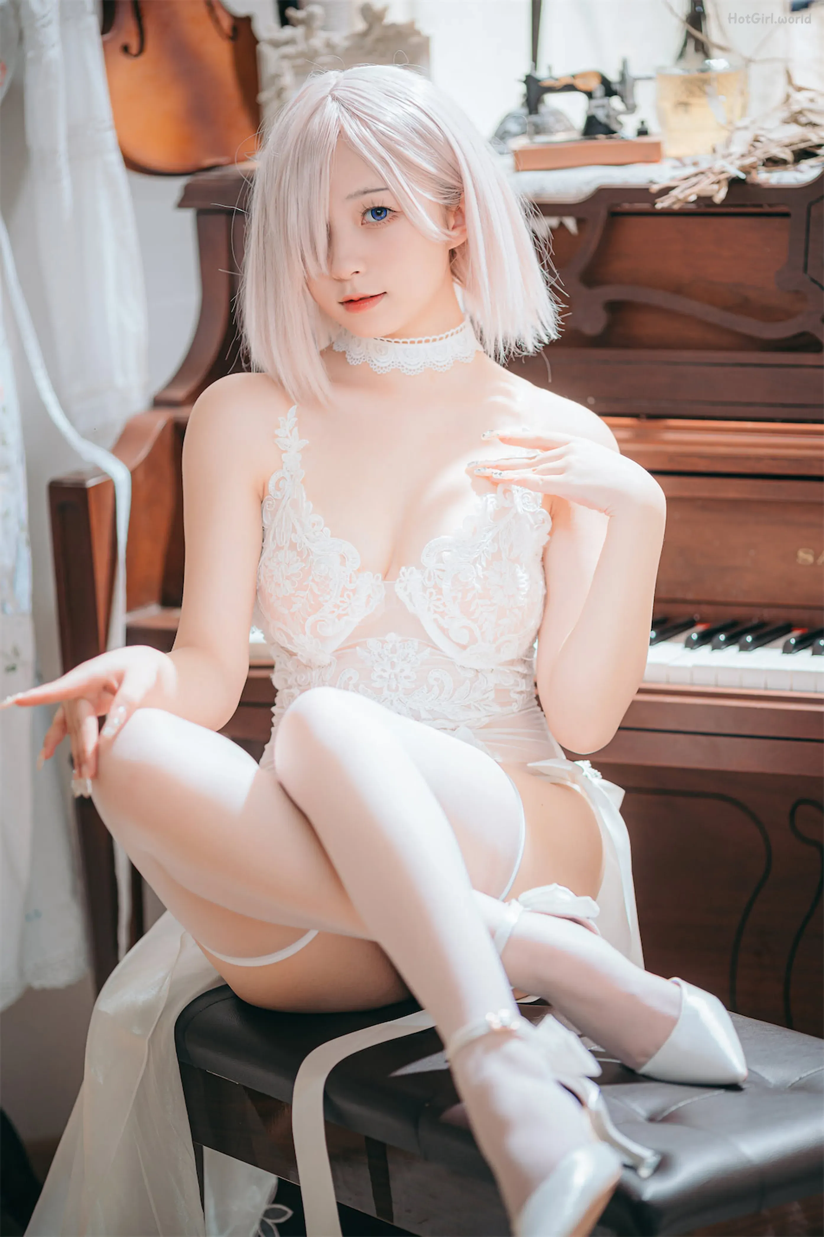 Coser-花铃-玛修婚纱 第53张图