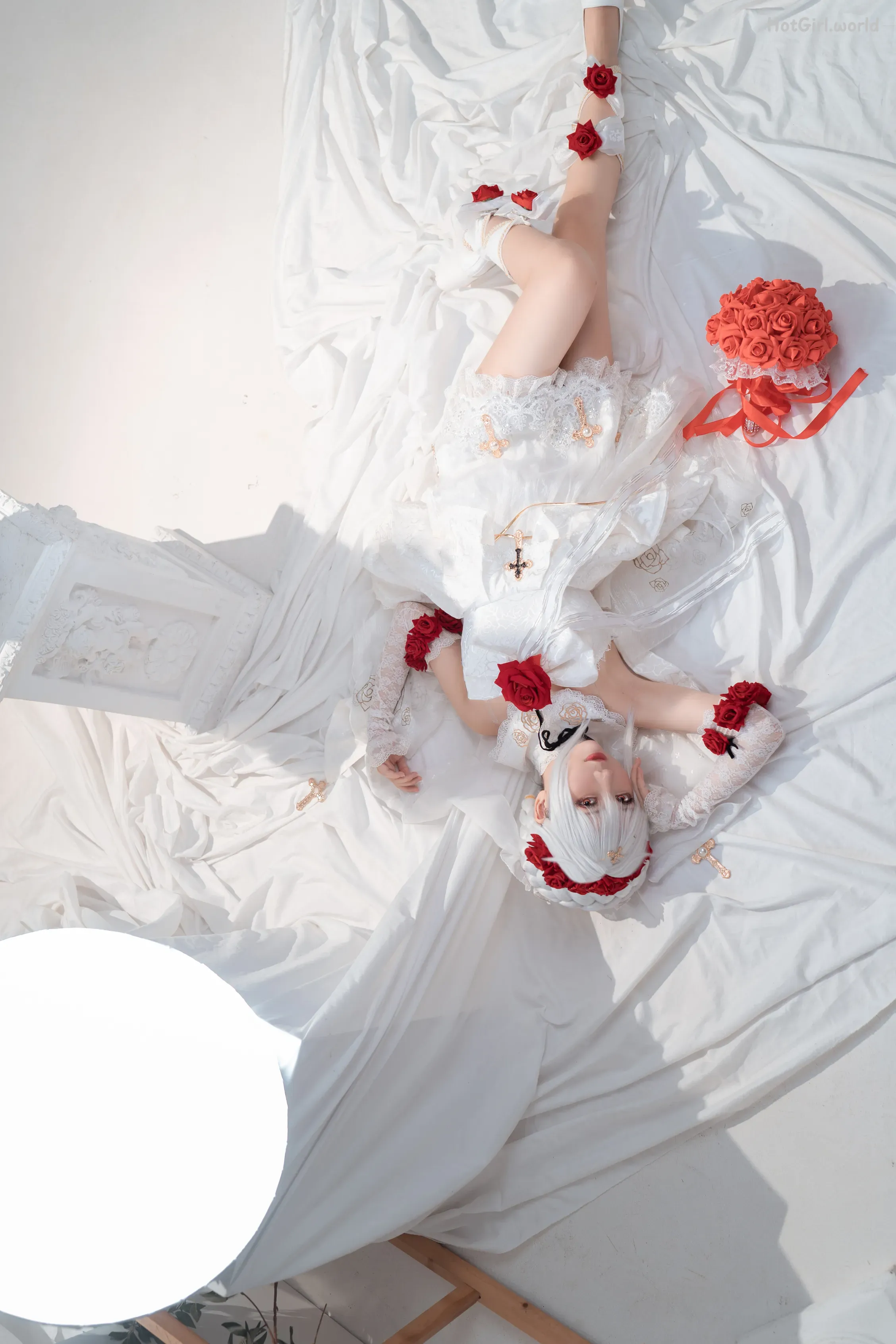 Coser-面饼仙儿-No.089-德丽莎婚纱 第12张图