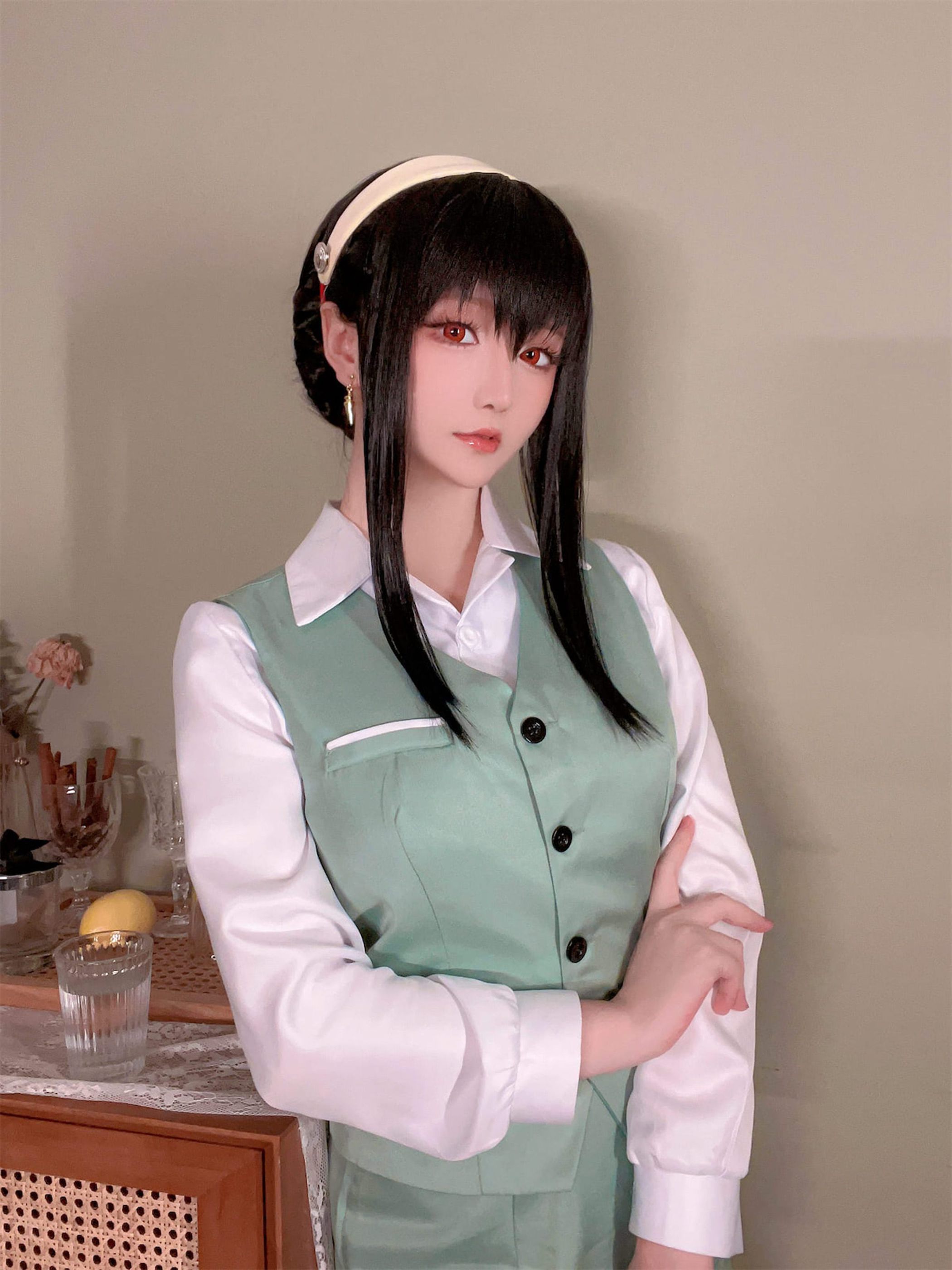 Coser@星之迟迟Hoshilily - 圣诞节 约尔 OL制服 第1张图
