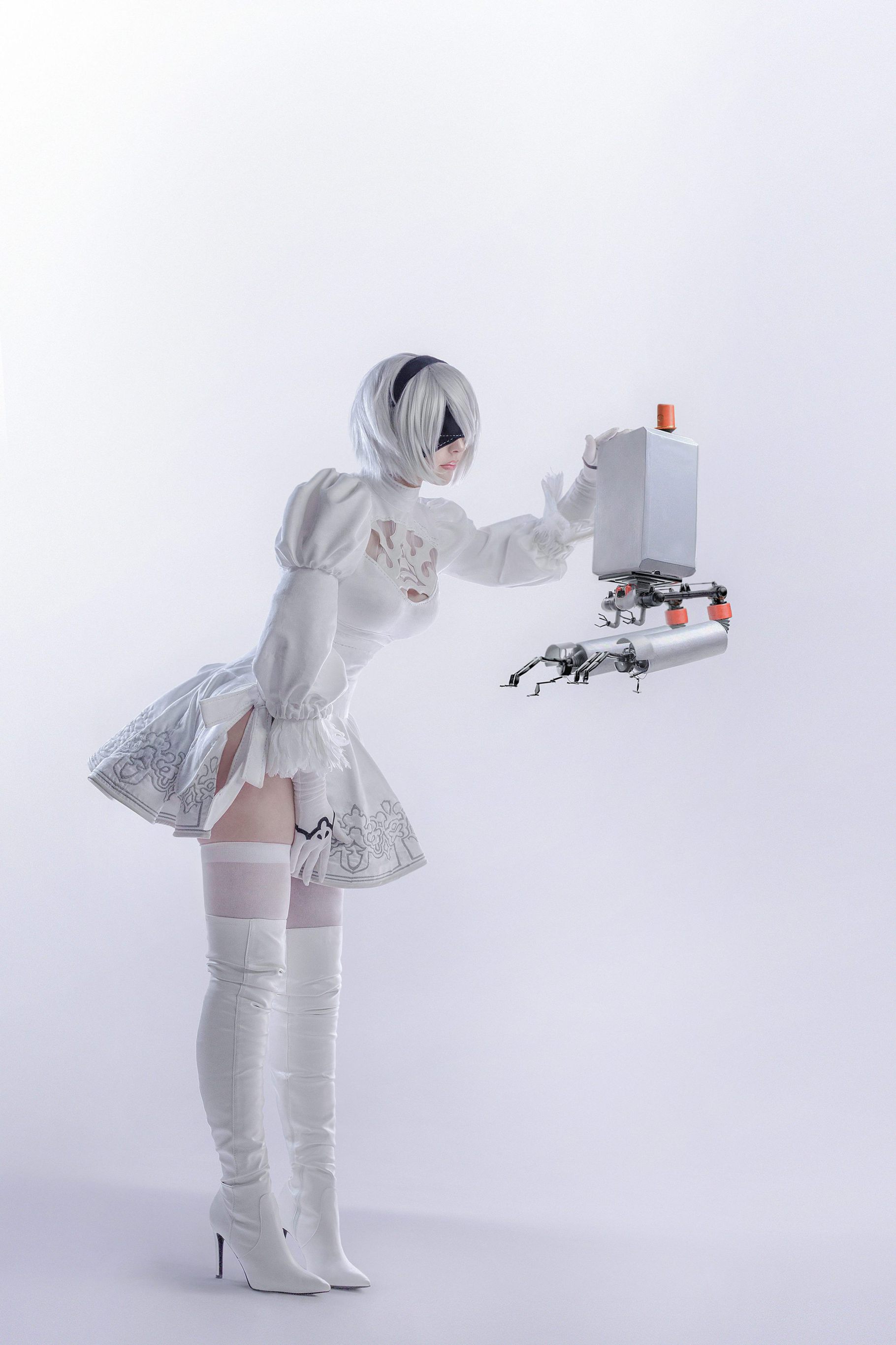 Coser@Sayathefox - 2B in The White Dress 第1张图
