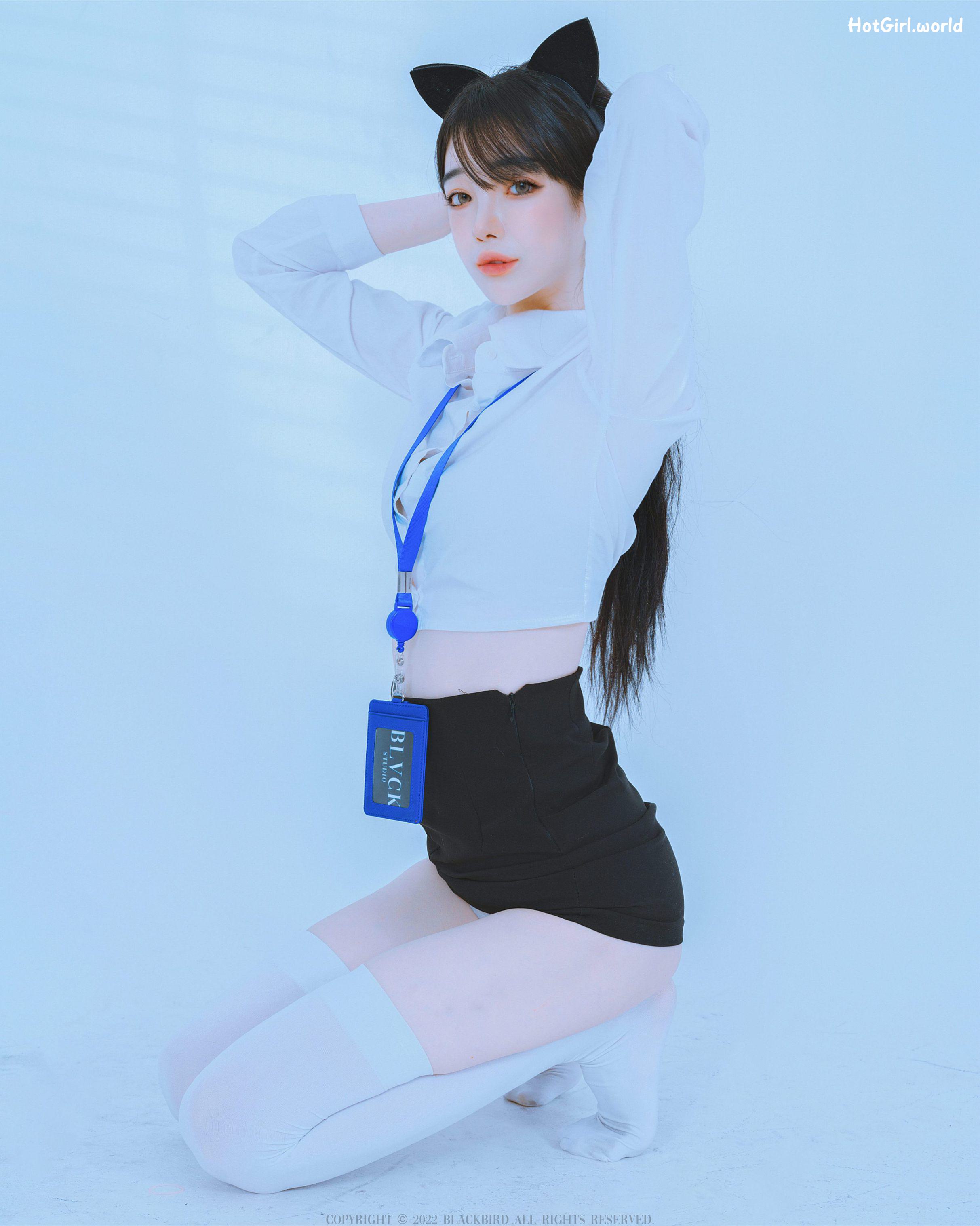 [Glamarchive] [BLACKBIRD] Yuri (유리) No.1 - Office Look 第5张图