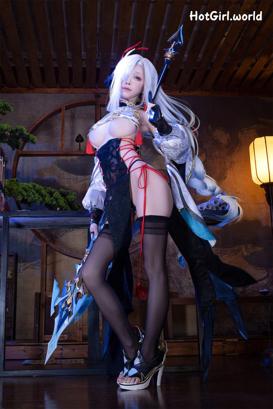 Coser@水淼Aqua Vol.157 申鹤旗袍 第1张图