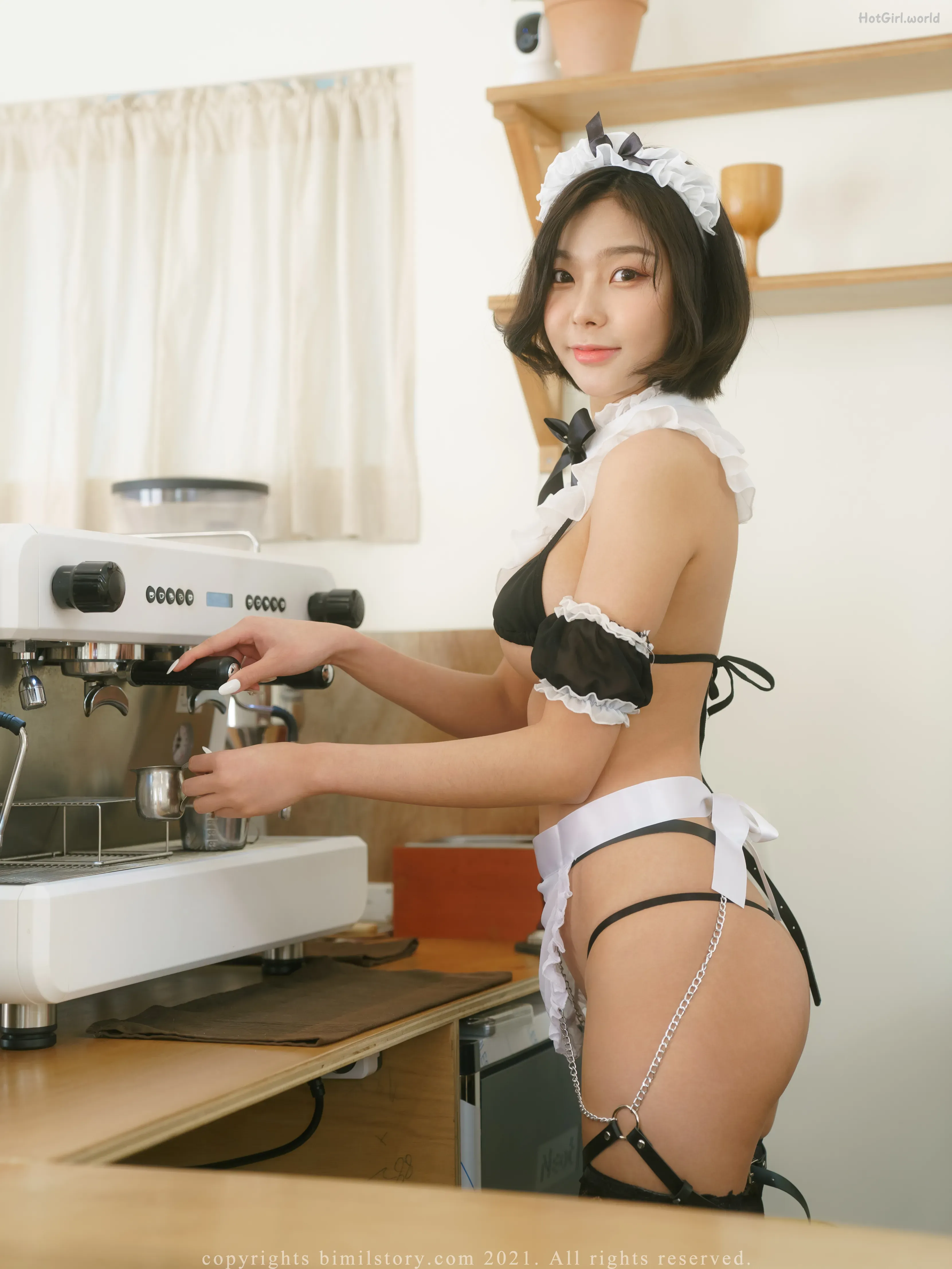[Bimilstory] Mina (민아) - Vol.15 Maid Cafe Realization of Imagination 第43张图