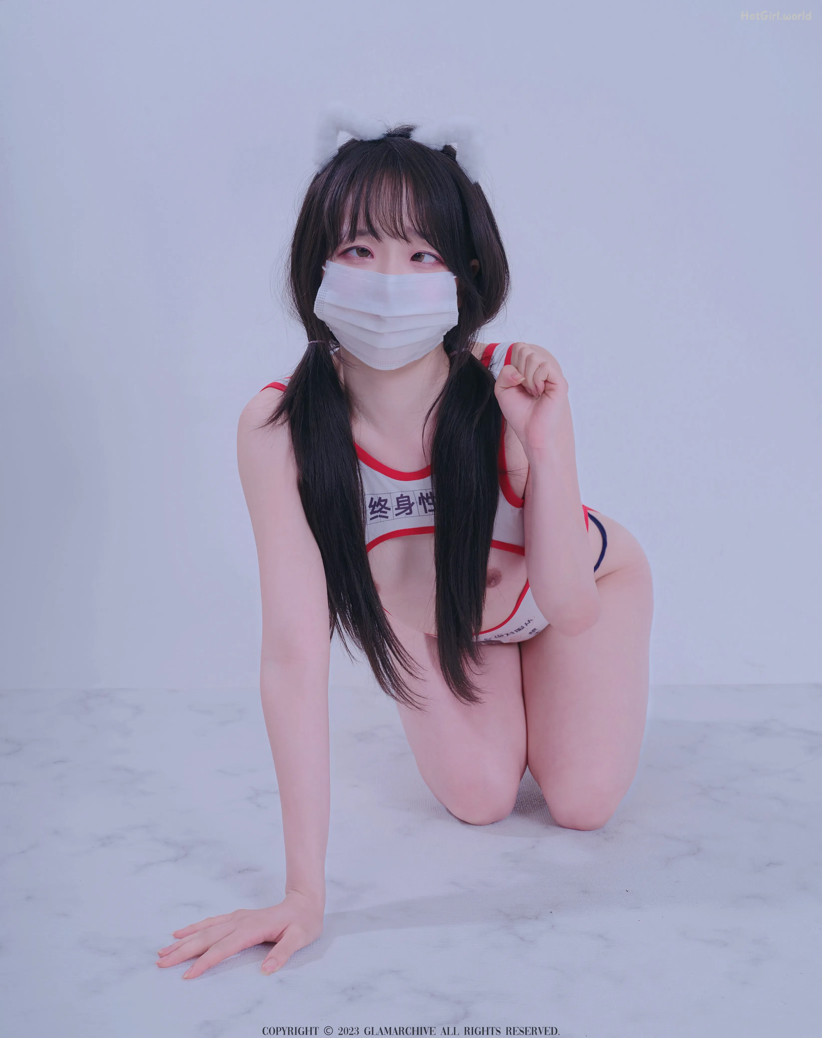 [Glamarchive] BAEK SUL TANG - Front Slit Highleg(11 photos + 31 uncensored photos) 第4张图
