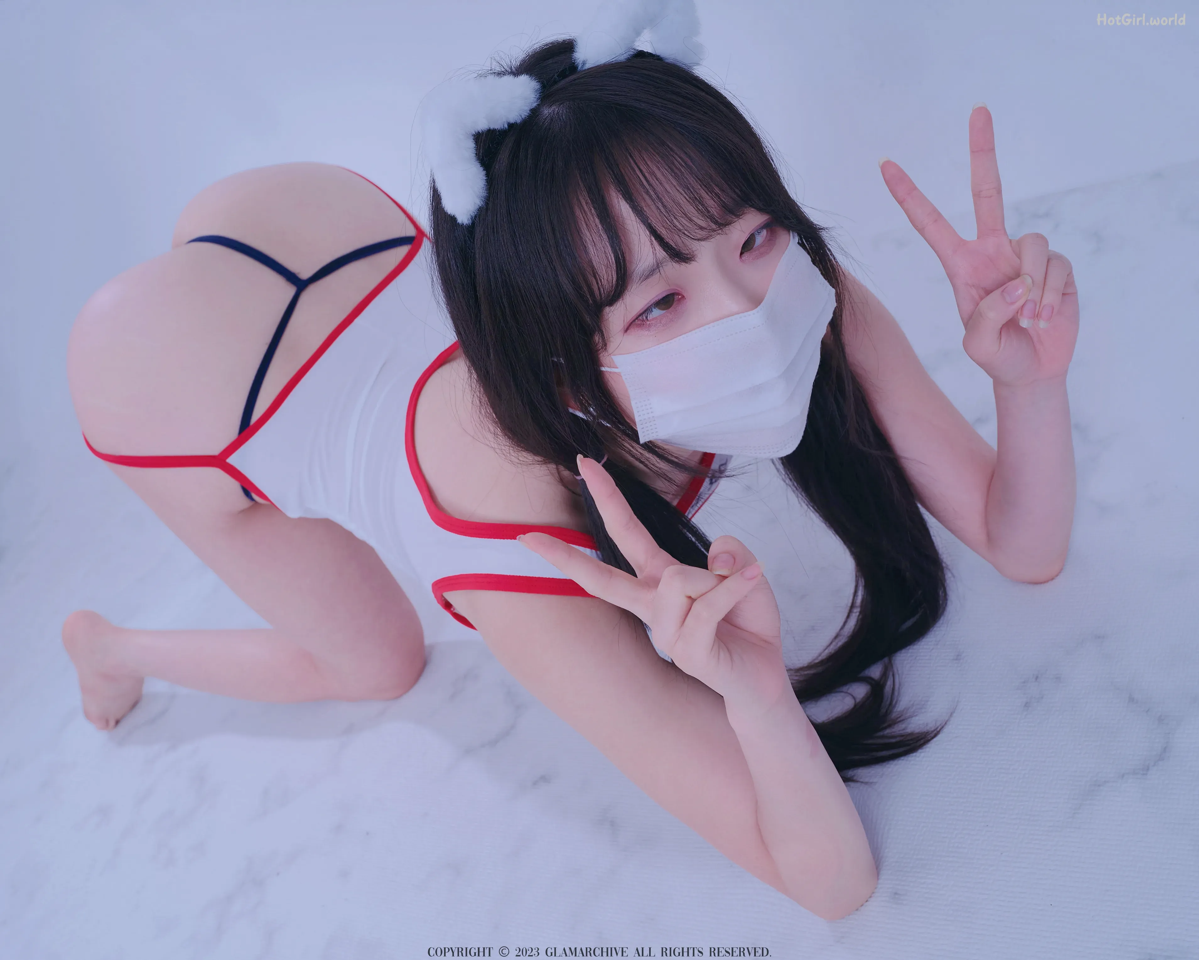 [Glamarchive] BAEK SUL TANG - Front Slit Highleg(11 photos + 31 uncensored photos) 第7张图
