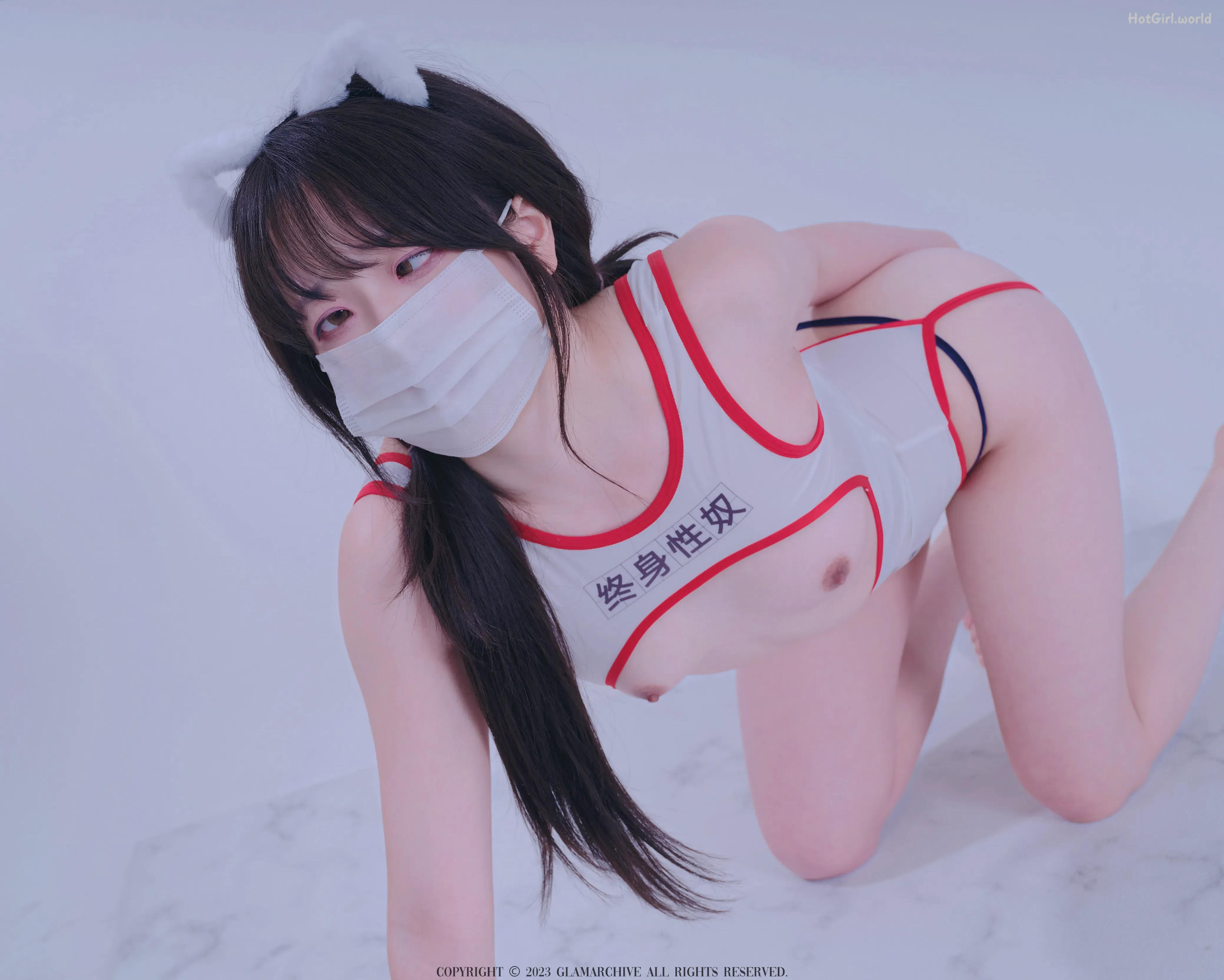 [Glamarchive] BAEK SUL TANG - Front Slit Highleg(11 photos + 31 uncensored photos) 第41张图