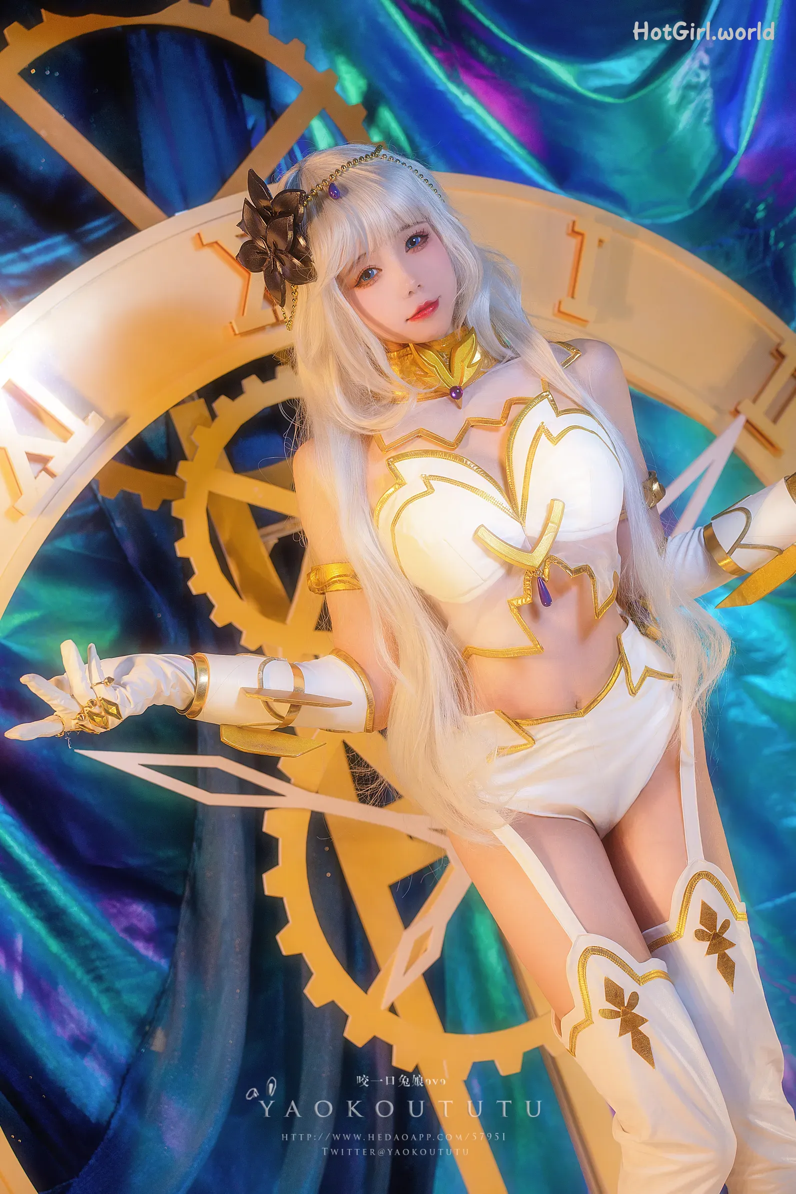 Coser@黏黏团子兔 - T3专属特典『海王星』+ T3专属舞蹈『江南style』(47 photos + 1 video) 第1张图