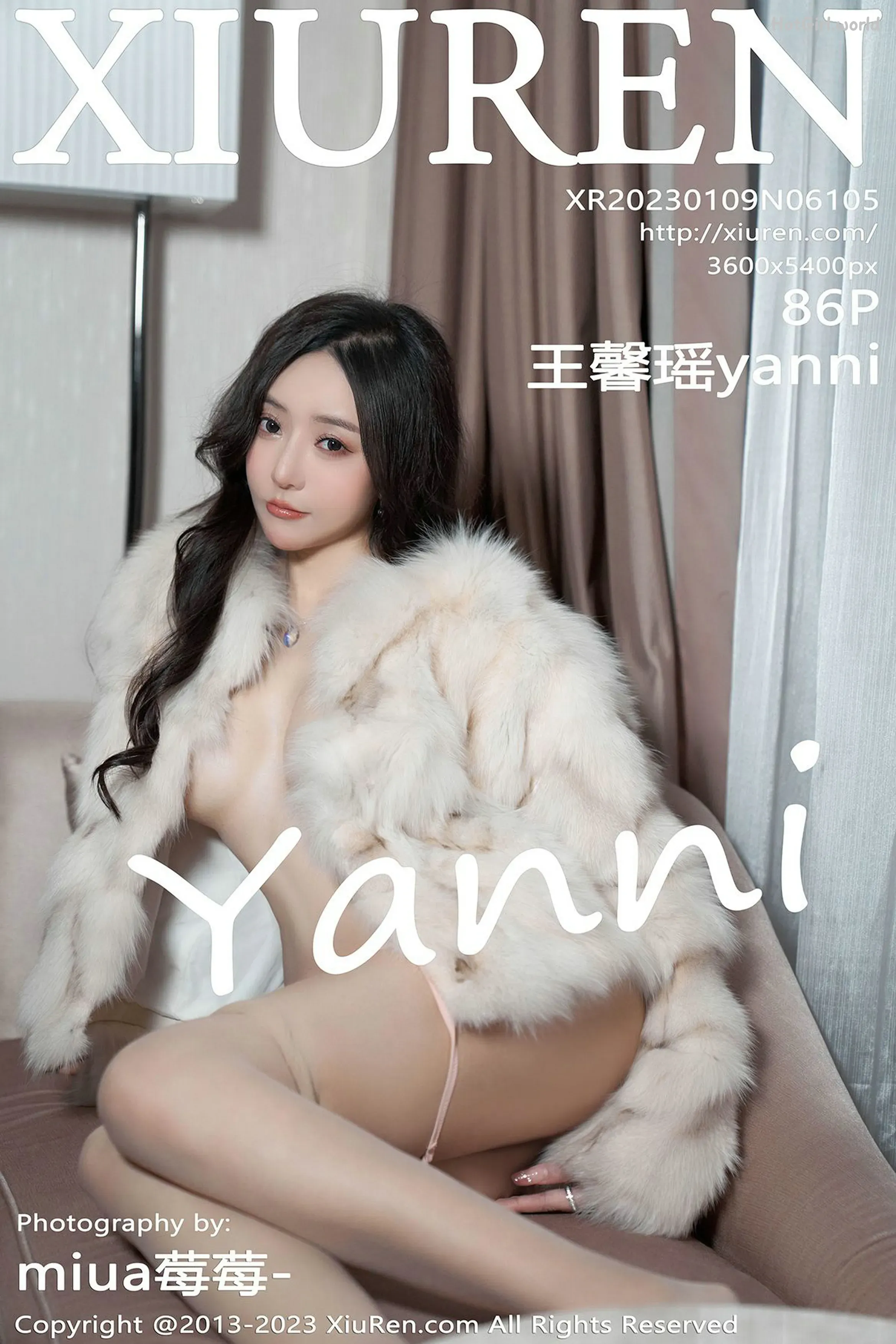 XiuRen秀人网 No.6105 王馨瑶 Yanni Wang Xin Yao 第1张图