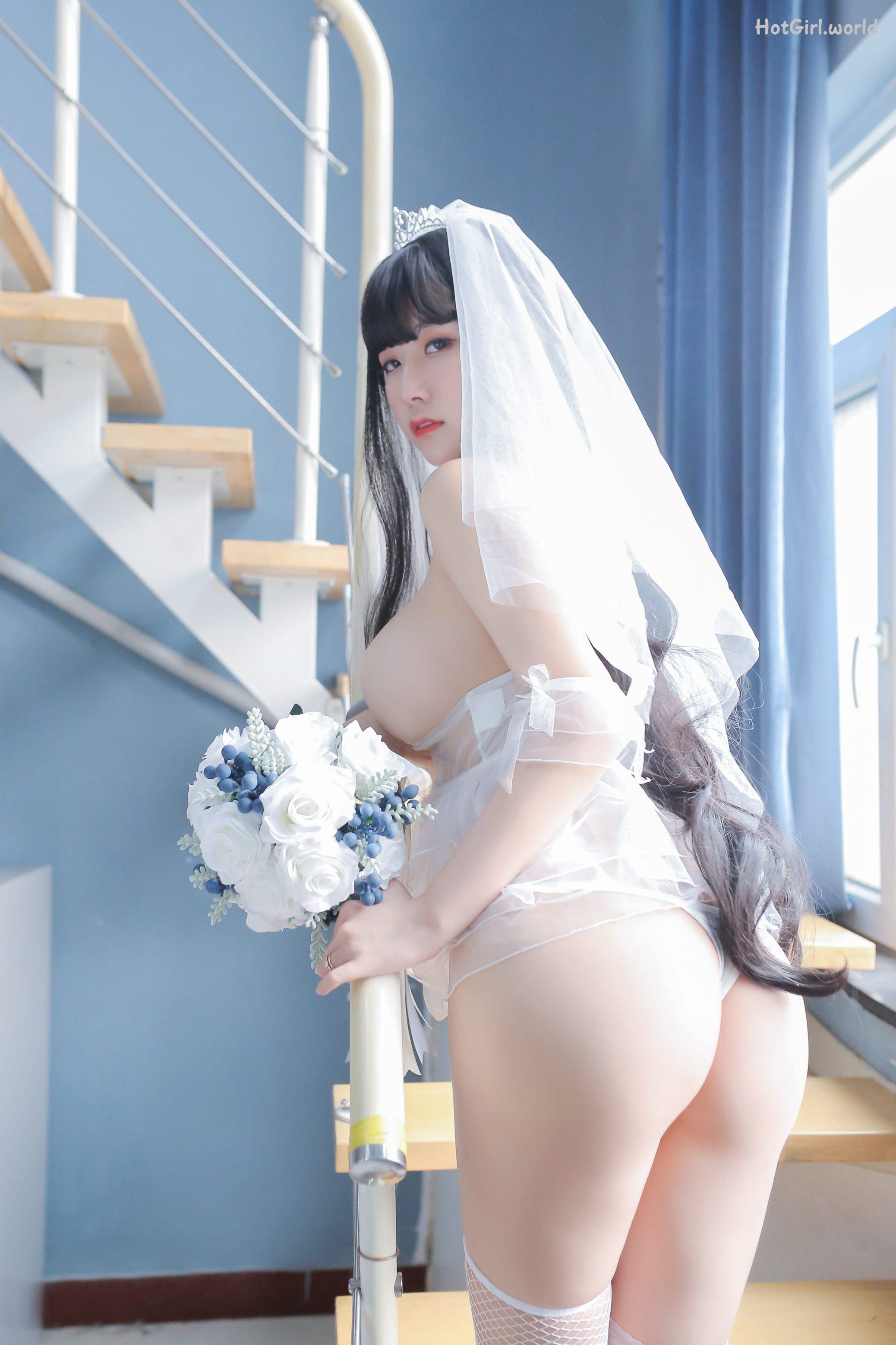 Coser@Mao Jiu Jiang Sakura (猫九酱Sakura) - 长发婚纱 第39张图