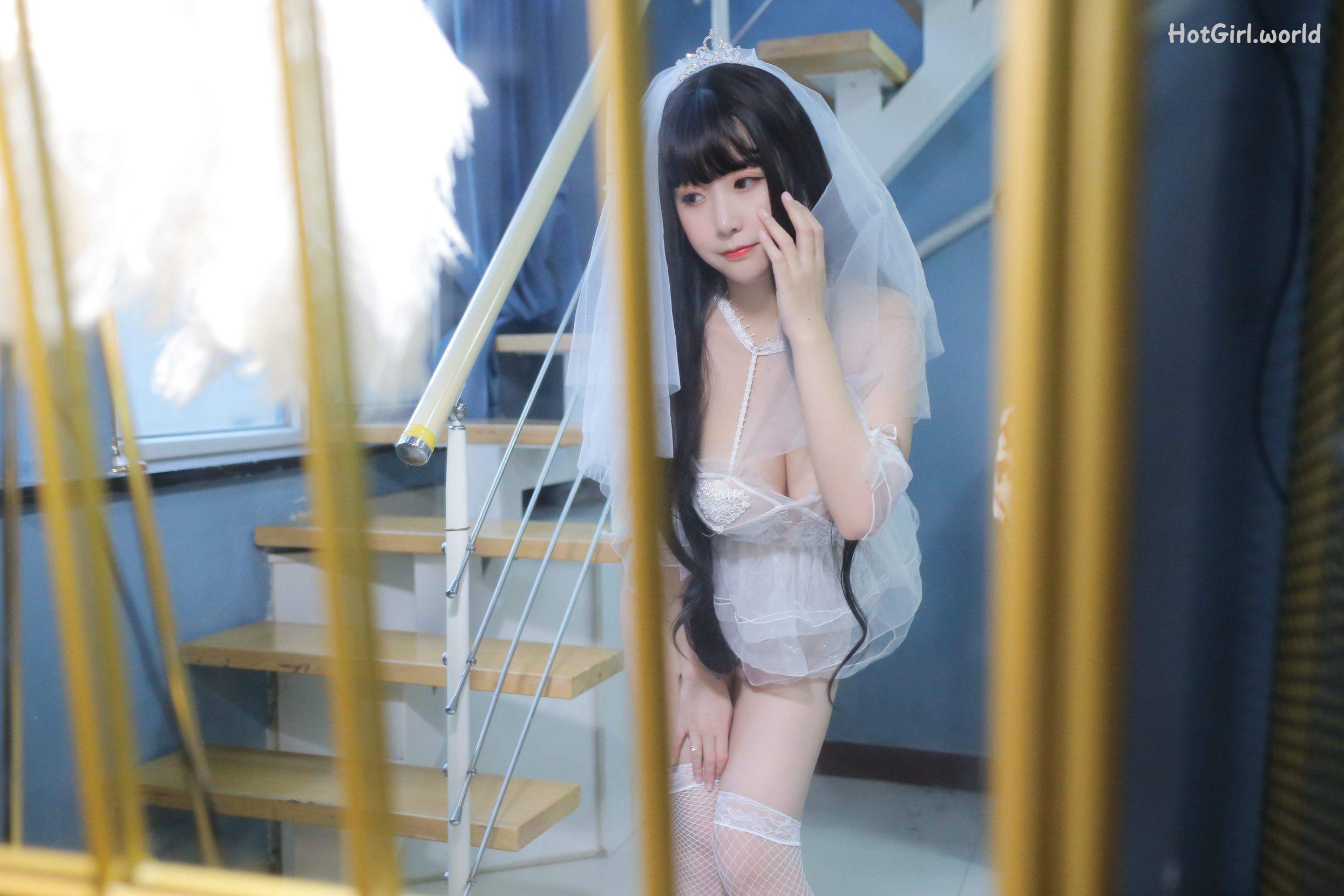 Coser@Mao Jiu Jiang Sakura (猫九酱Sakura) - 长发婚纱 第66张图