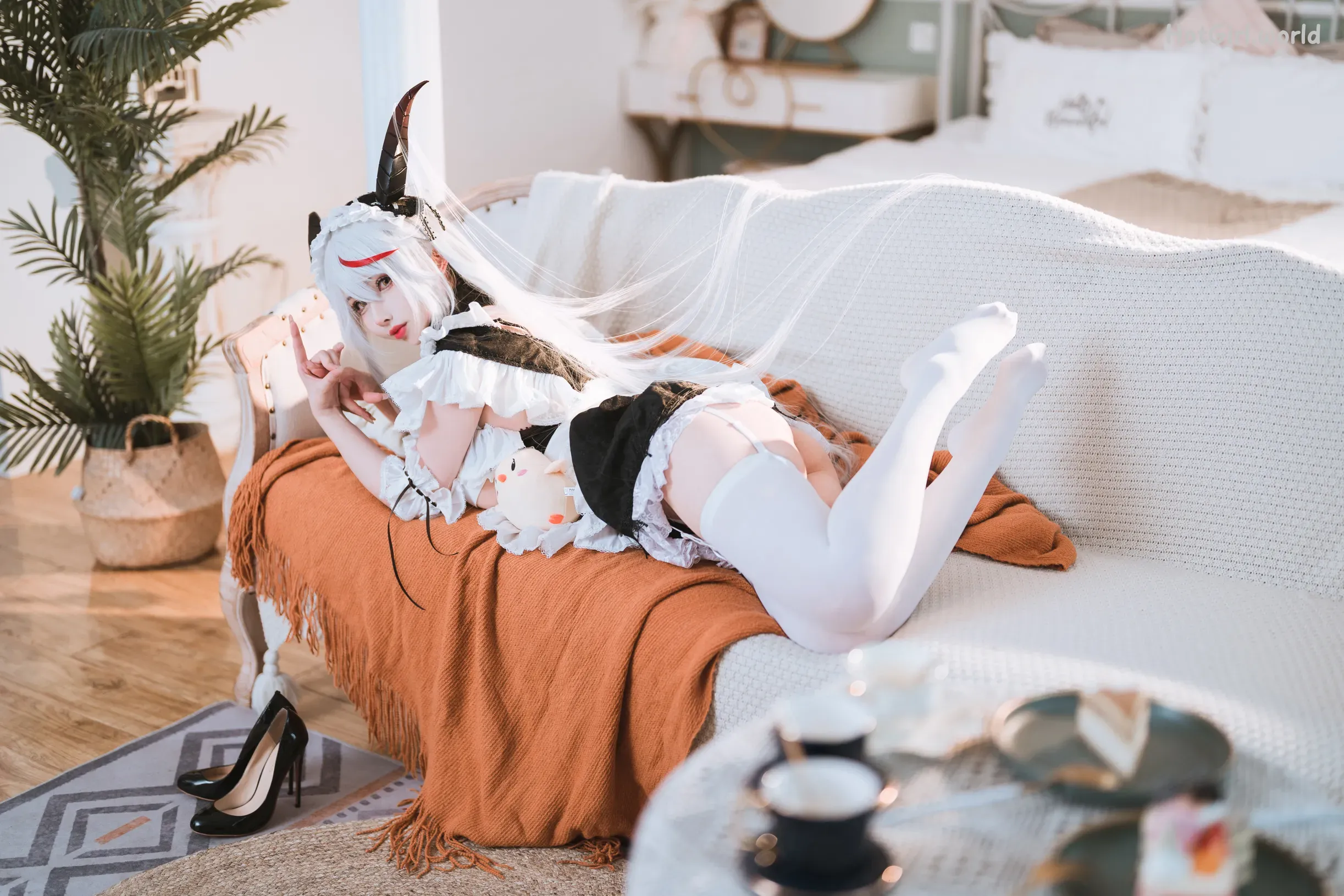 Coser-rioko凉凉子-妄想航线 港区的龙女仆 第4张图