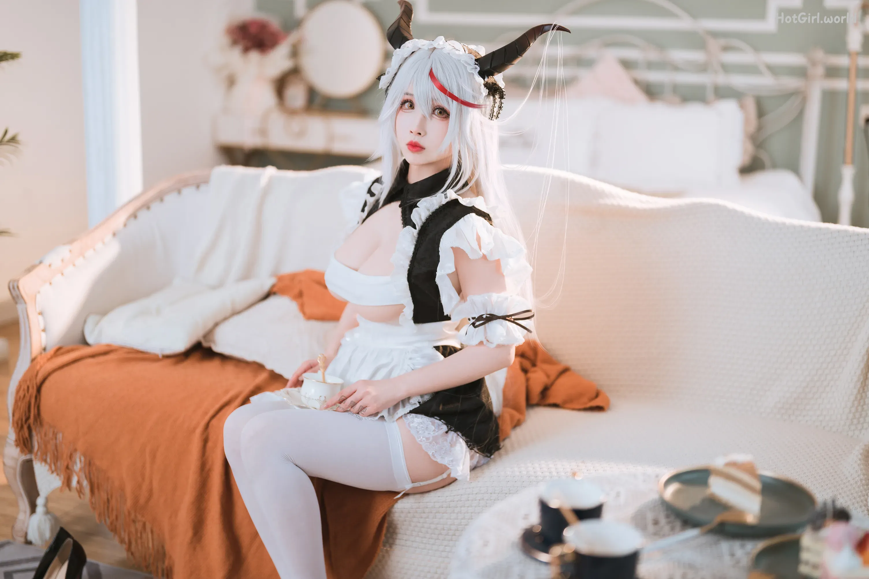 Coser-rioko凉凉子-妄想航线 港区的龙女仆 第5张图