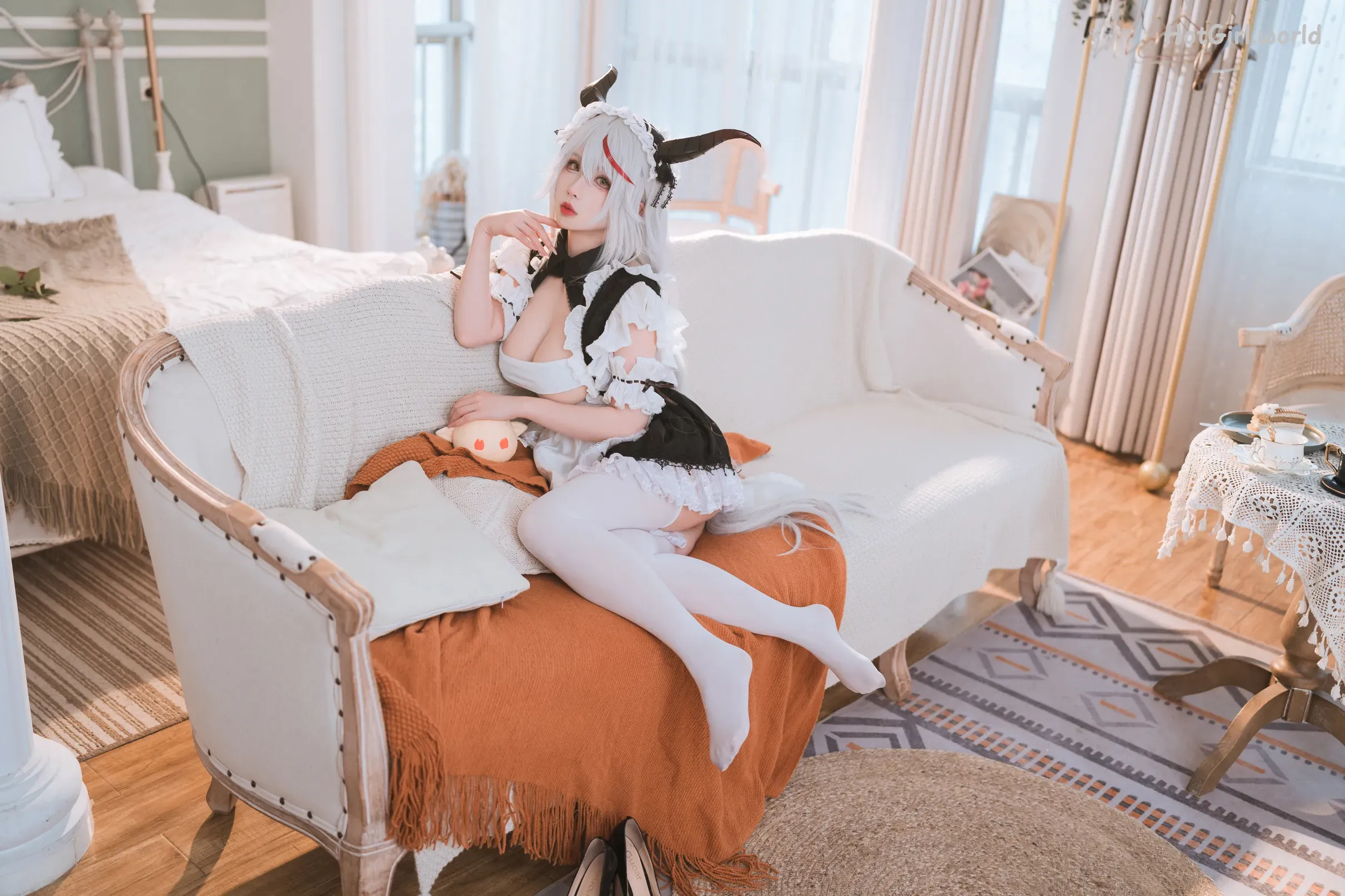 Coser-rioko凉凉子-妄想航线 港区的龙女仆 第6张图