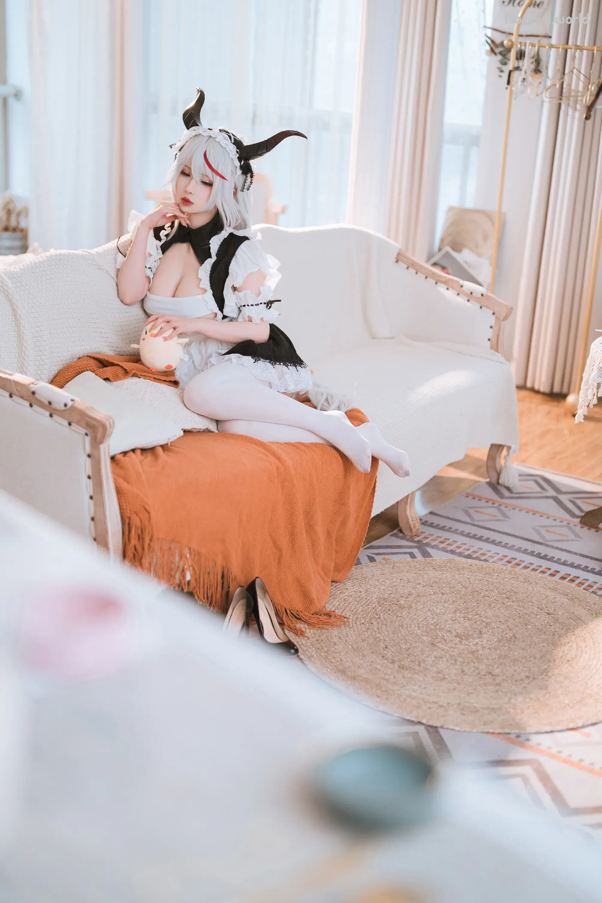Coser-rioko凉凉子-妄想航线 港区的龙女仆 第7张图