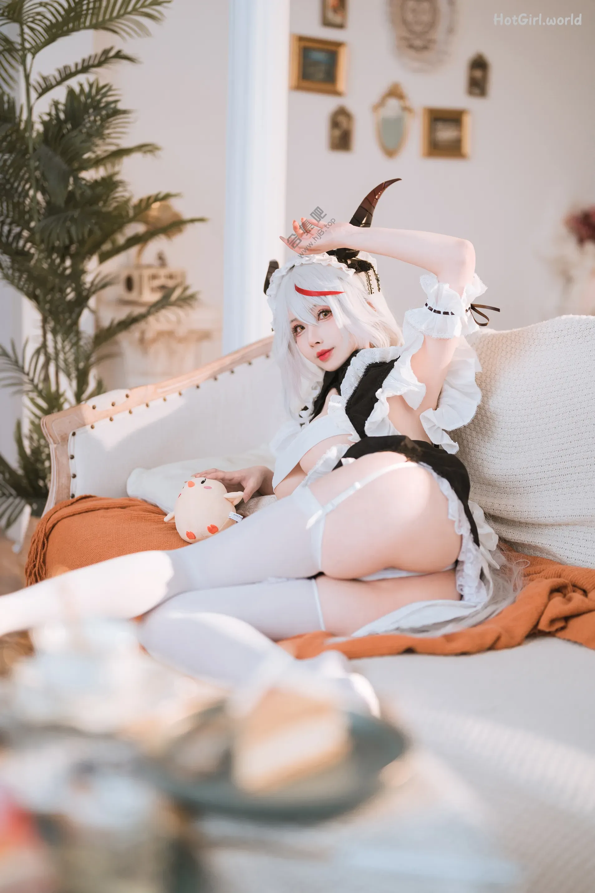 Coser-rioko凉凉子-妄想航线 港区的龙女仆 第11张图