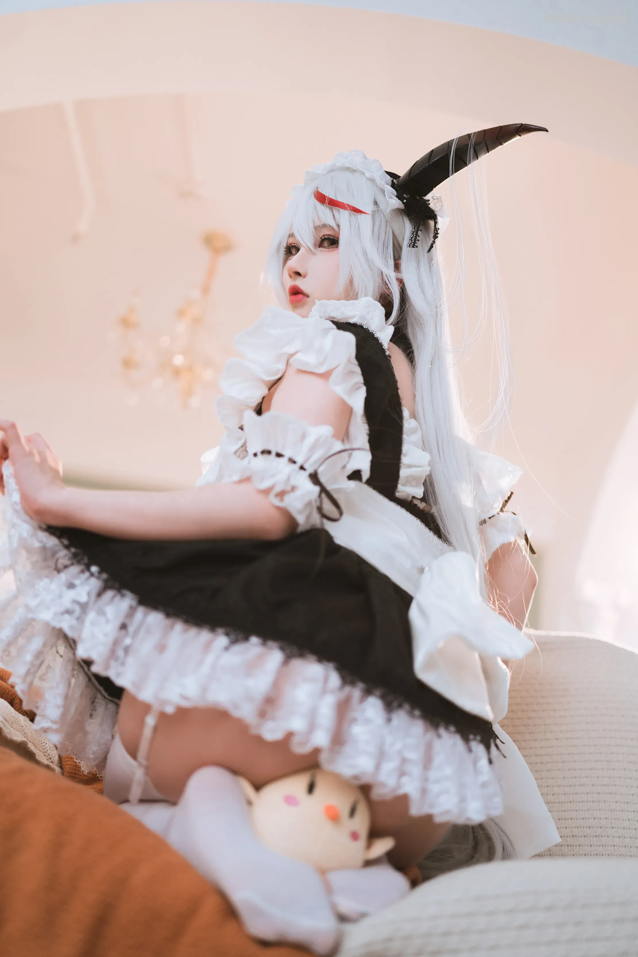 Coser-rioko凉凉子-妄想航线 港区的龙女仆 第12张图