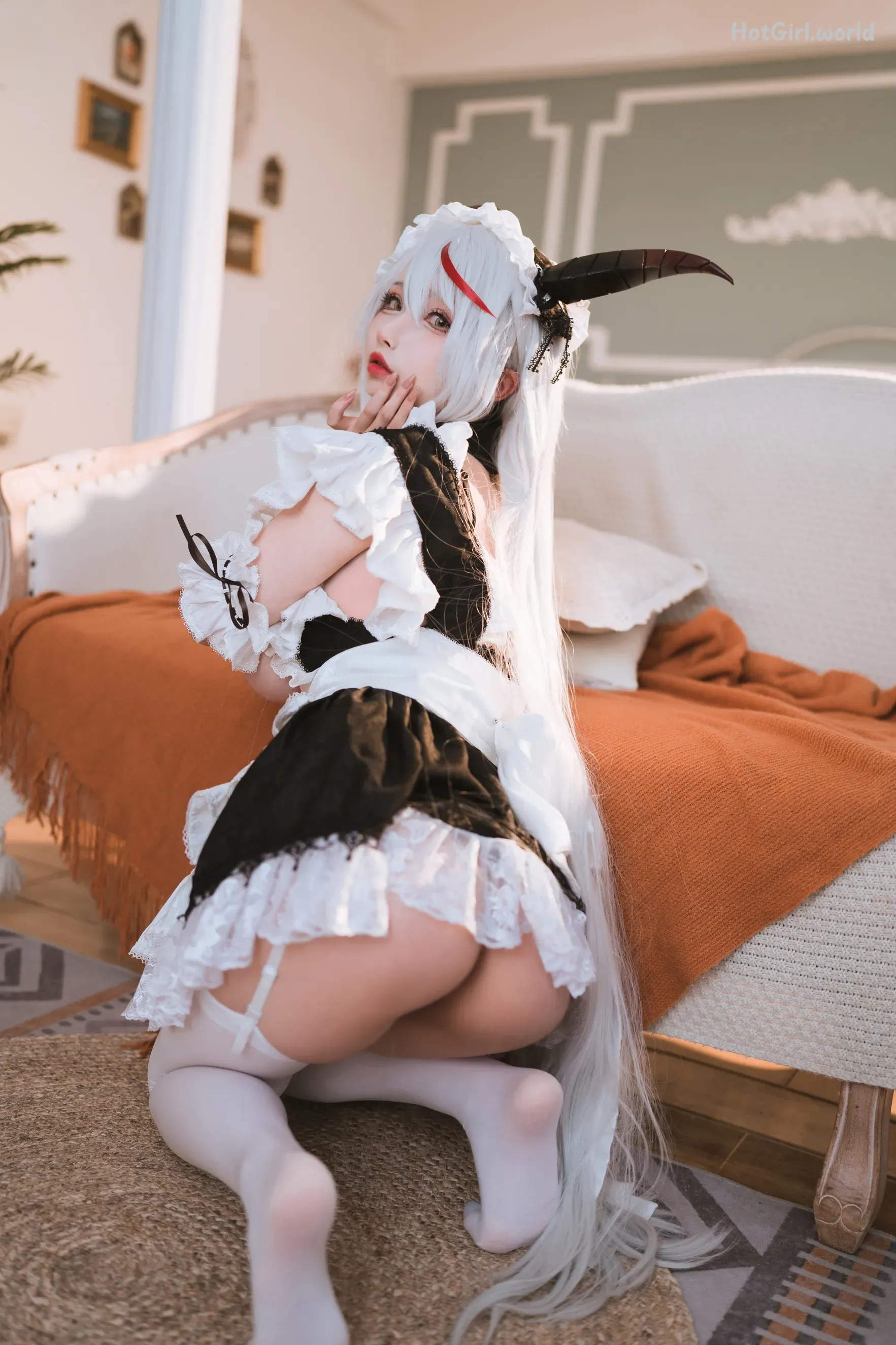 Coser-rioko凉凉子-妄想航线 港区的龙女仆 第17张图