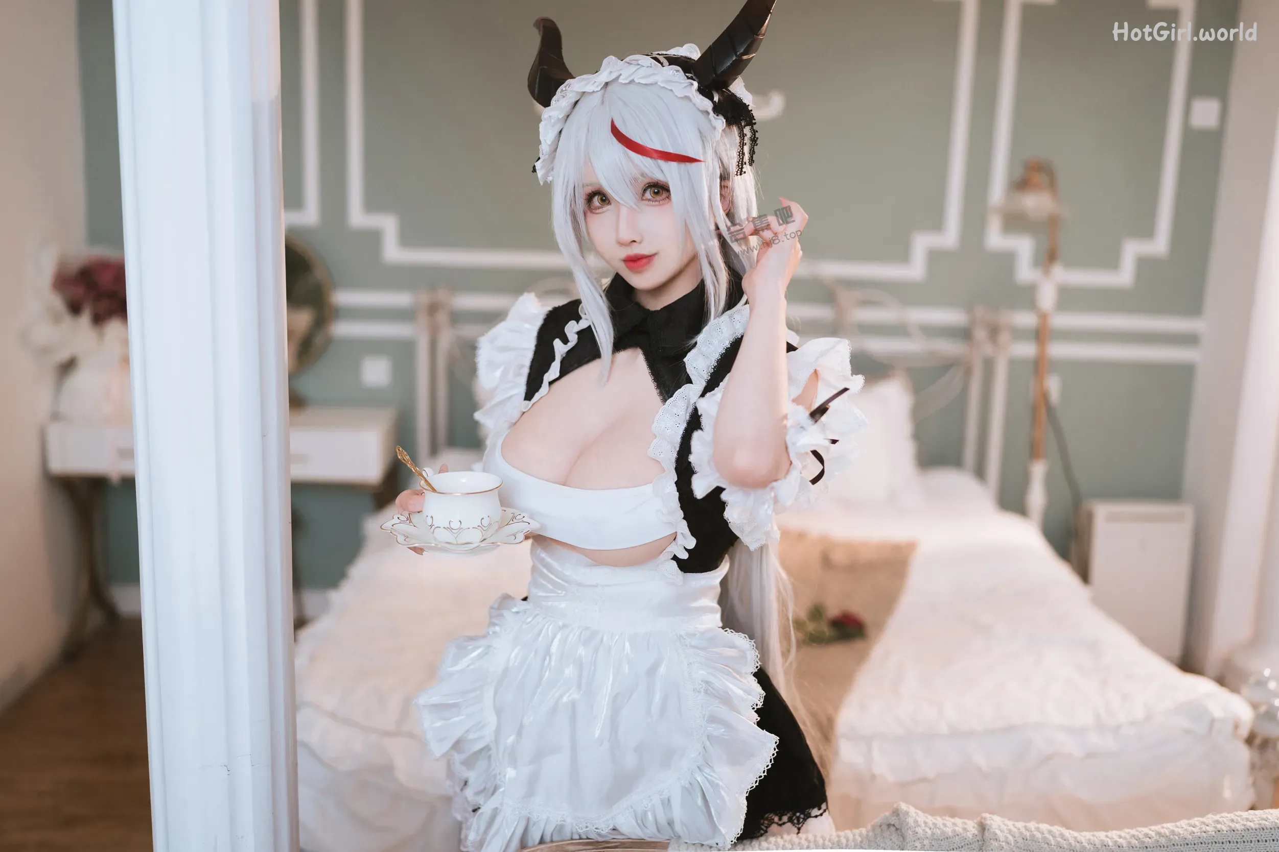 Coser-rioko凉凉子-妄想航线 港区的龙女仆 第24张图