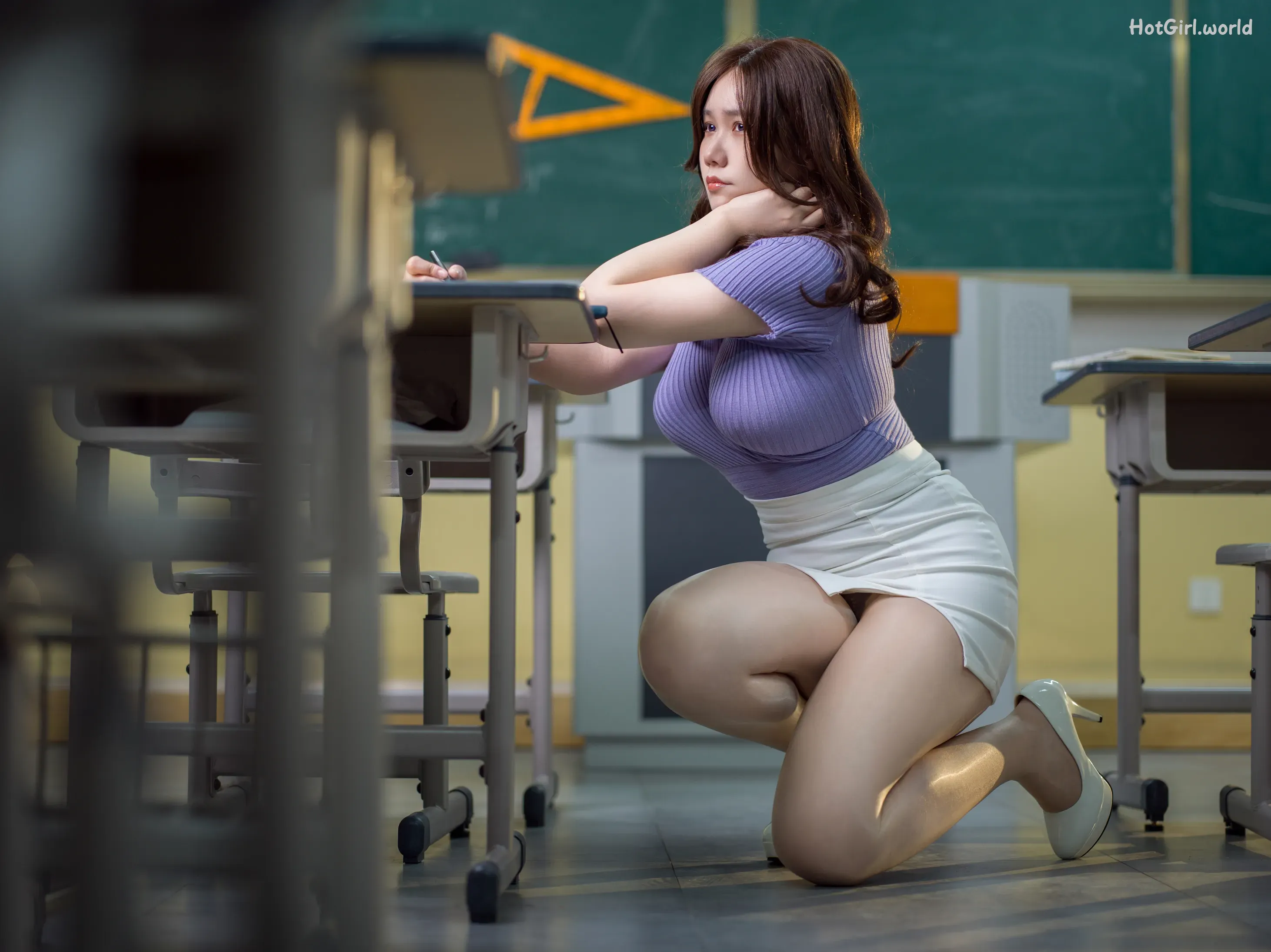 Coser-麻花麻花酱-老师JK 第22张图