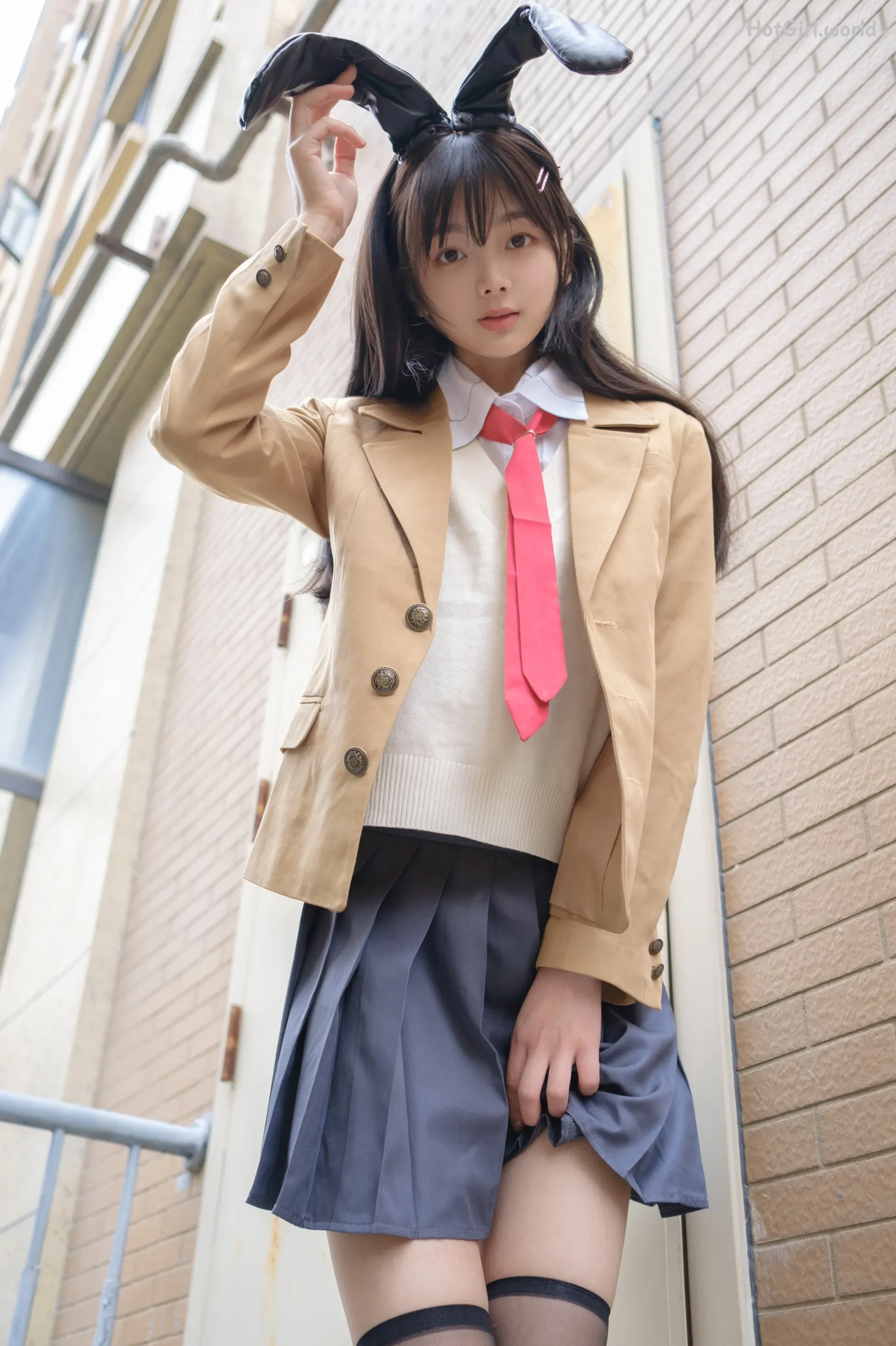 紧急企划-Coser-稚乖画册-R18-赤西夜夜-麻衣学姐(70 photos + 17 uncensored photos) 第45张图