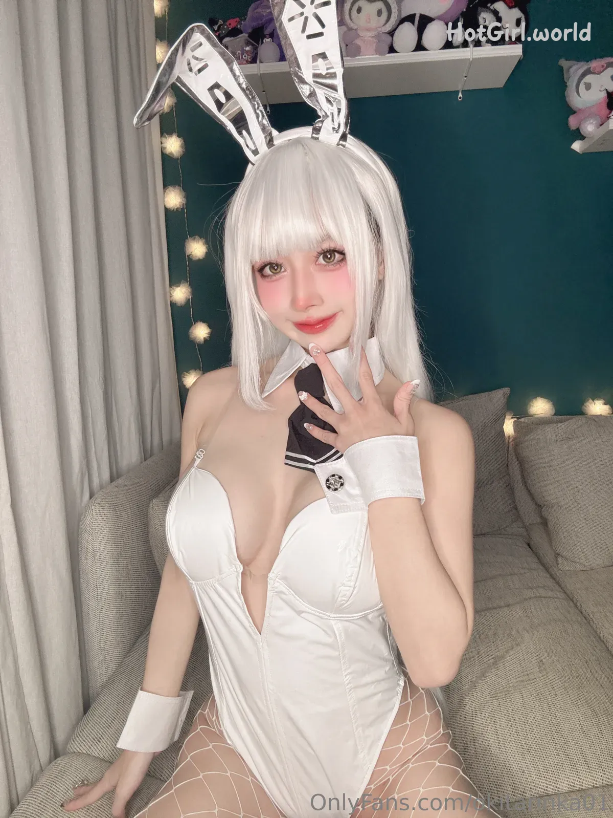 Coser-沖田凜花-Rinka-Blanc White Rabbit(43 photos + 31 uncensored photos) 第4张图